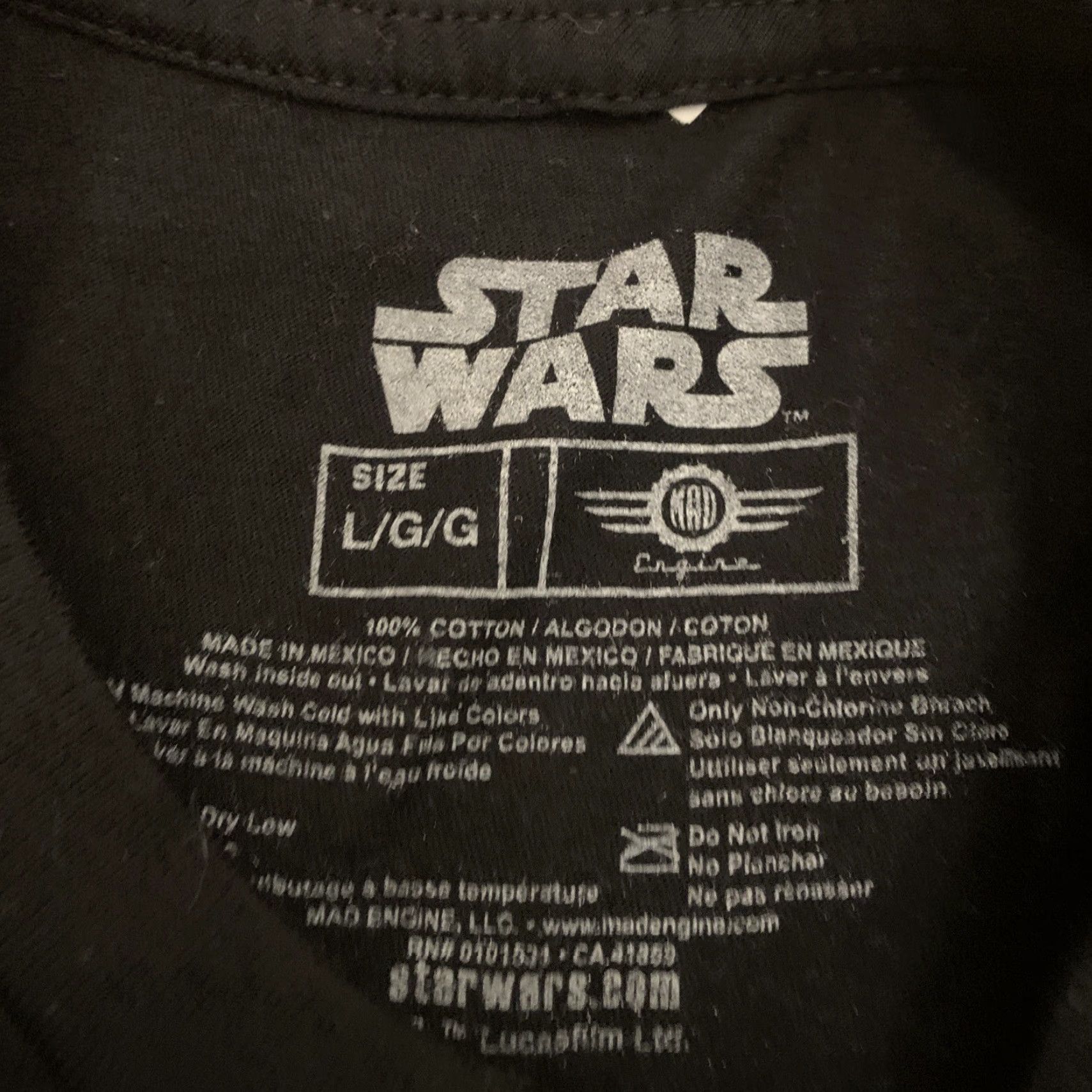Star Wars Star Wars "Solo A Star Wars Story" T-Shirt Men’s Large Black Graphic Tee with Han Solo Logo Size US L / EU 52-54 / 3 - 3 Thumbnail