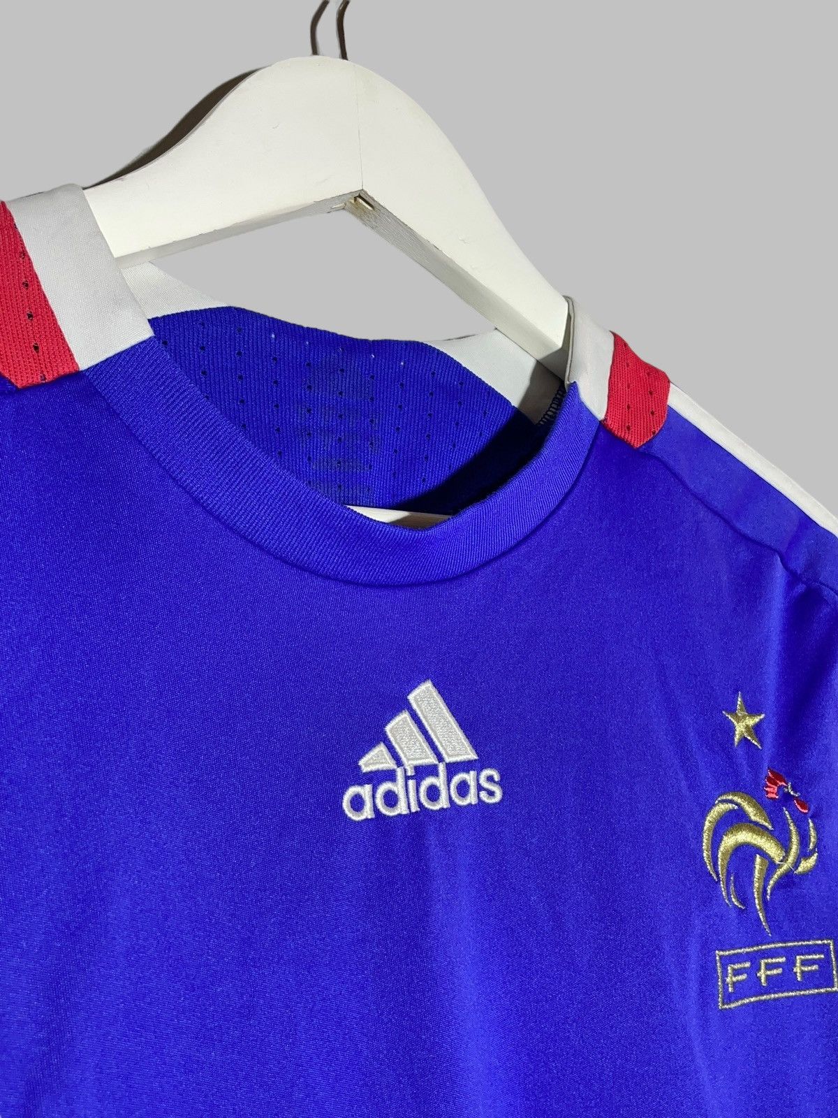 Adidas × Vintage France 2008 Home Adidas Hype Football Shirt Soccer Jersey Size US M / EU 48-50 / 2 - 3 Thumbnail