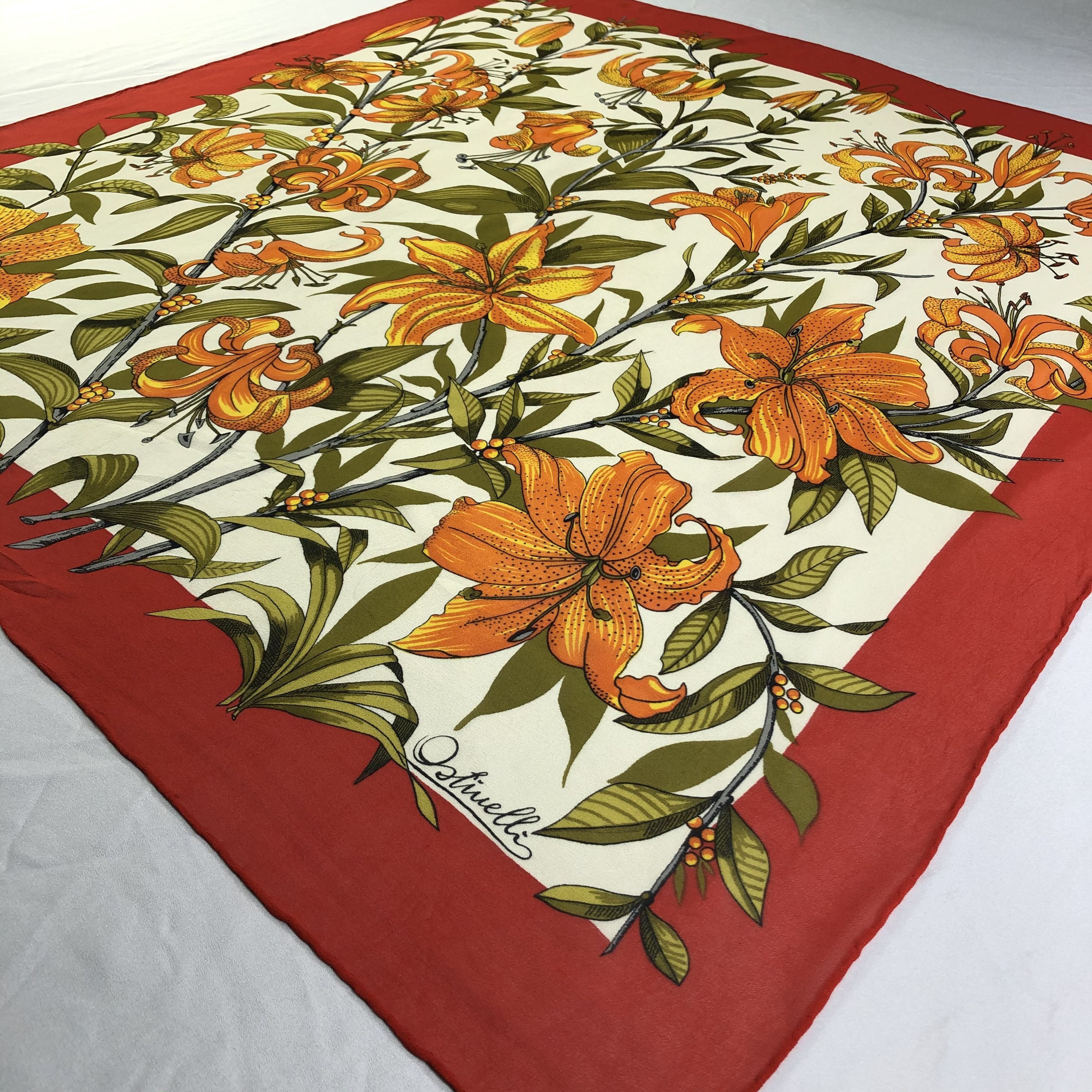 Vintage Vintage Silk Scarf Size ONE SIZE - 4 Thumbnail