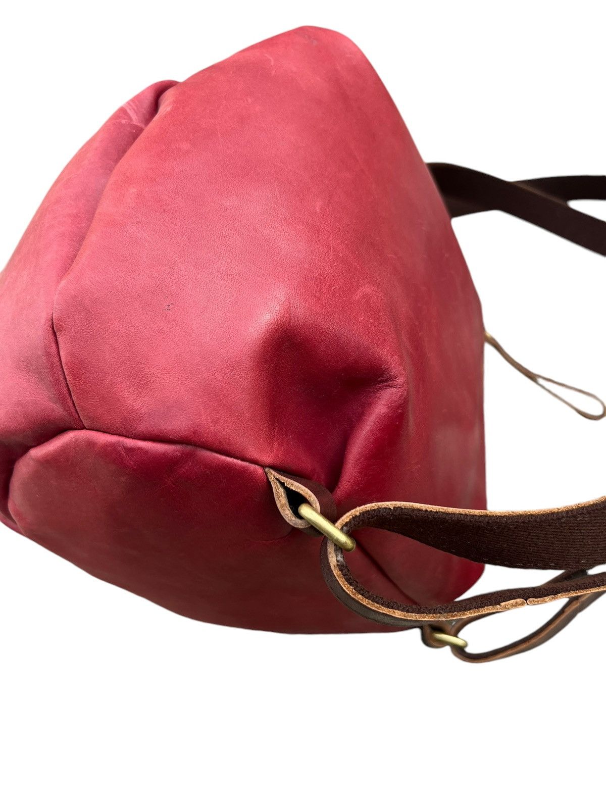 Leather Kissora Japan Scratches Patina Leather Mini Backpack Bag Size ONE SIZE - 13 Thumbnail