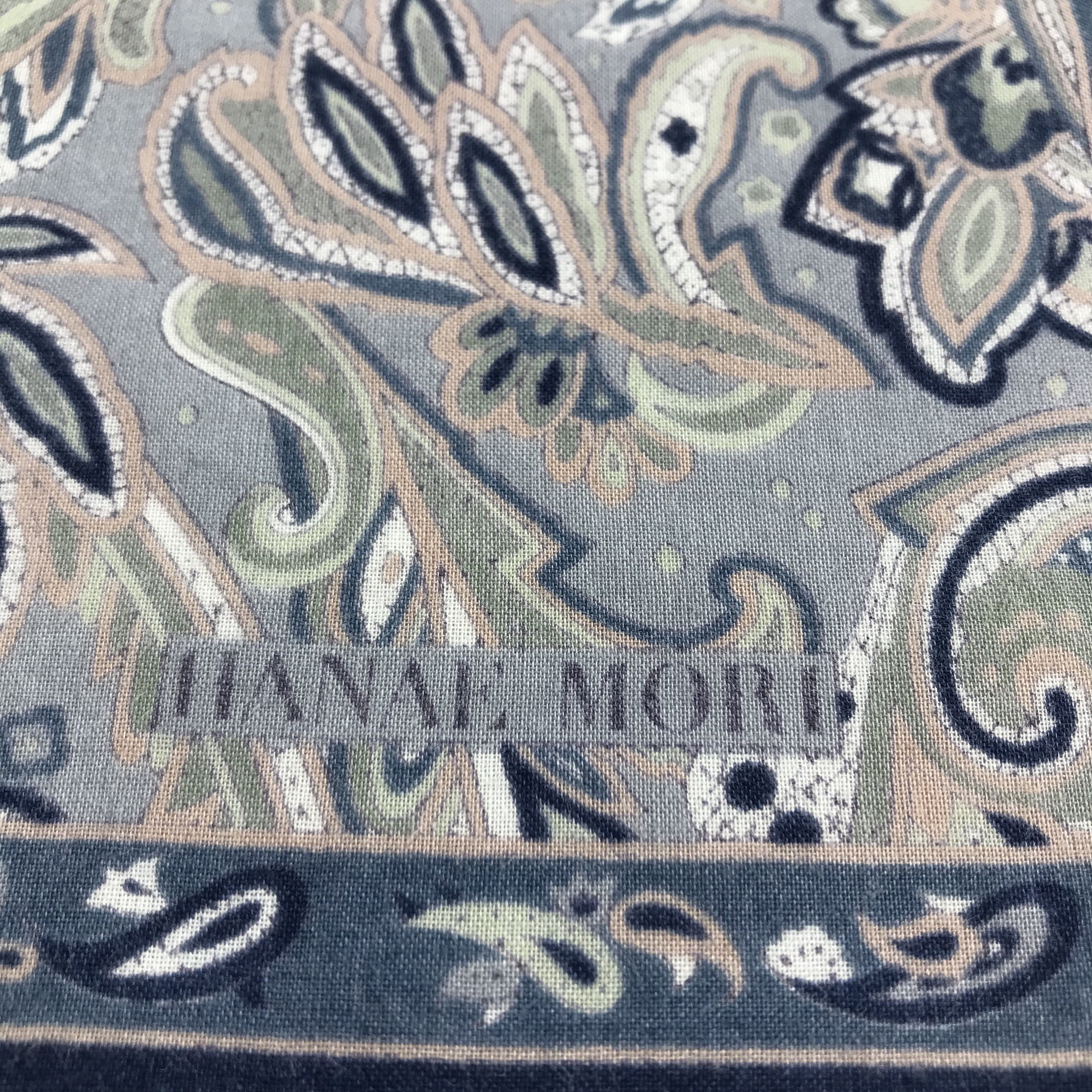 Hanae Mori Hanae Mori Paisley Handkerchief Neckerchief Bandana H1014 Size ONE SIZE - 3 Thumbnail
