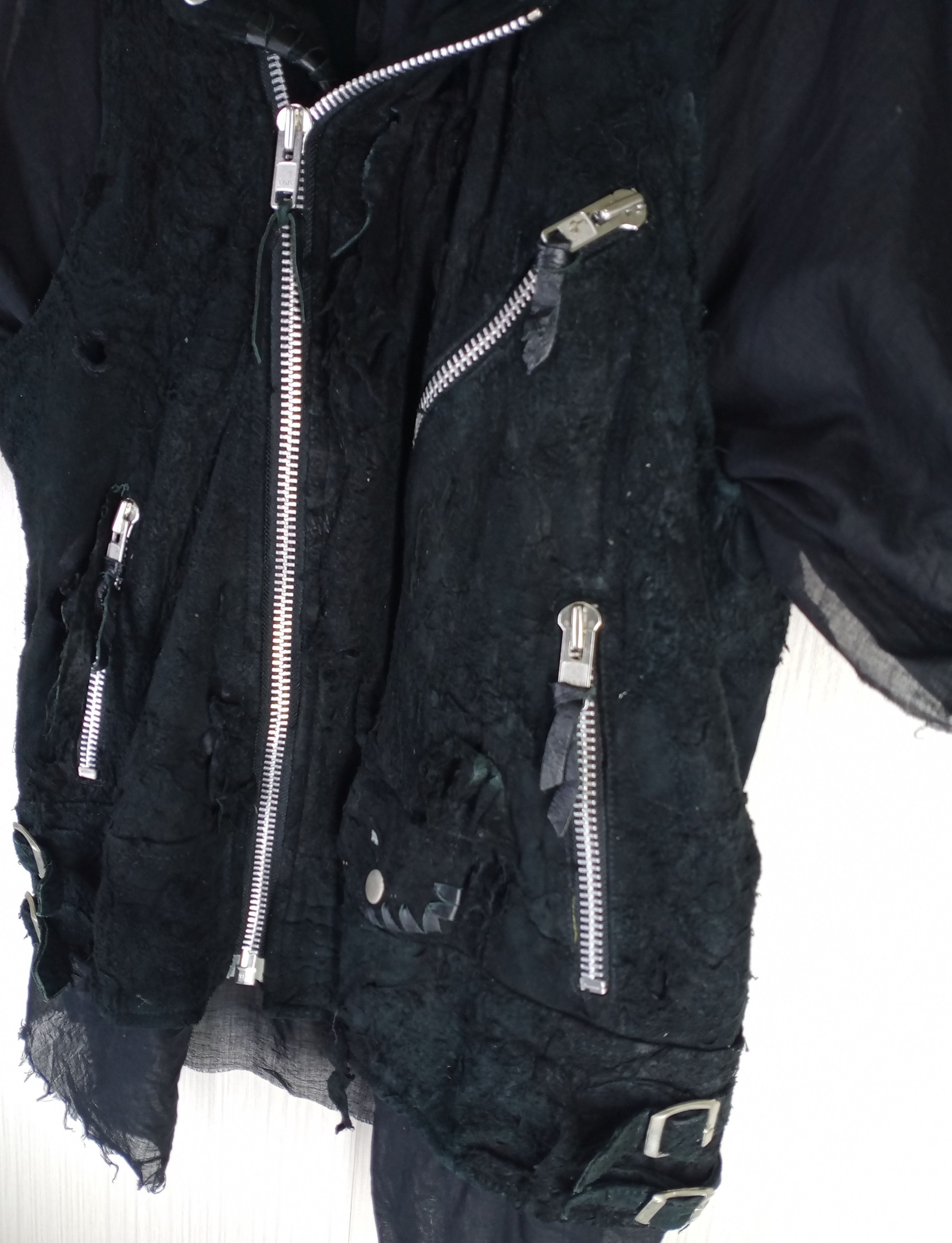 Tuesday Night Band Practice Rare Tuesday Night Band Practice Trashed Leather Jacket Size US M / EU 48-50 / 2 - 6 Thumbnail
