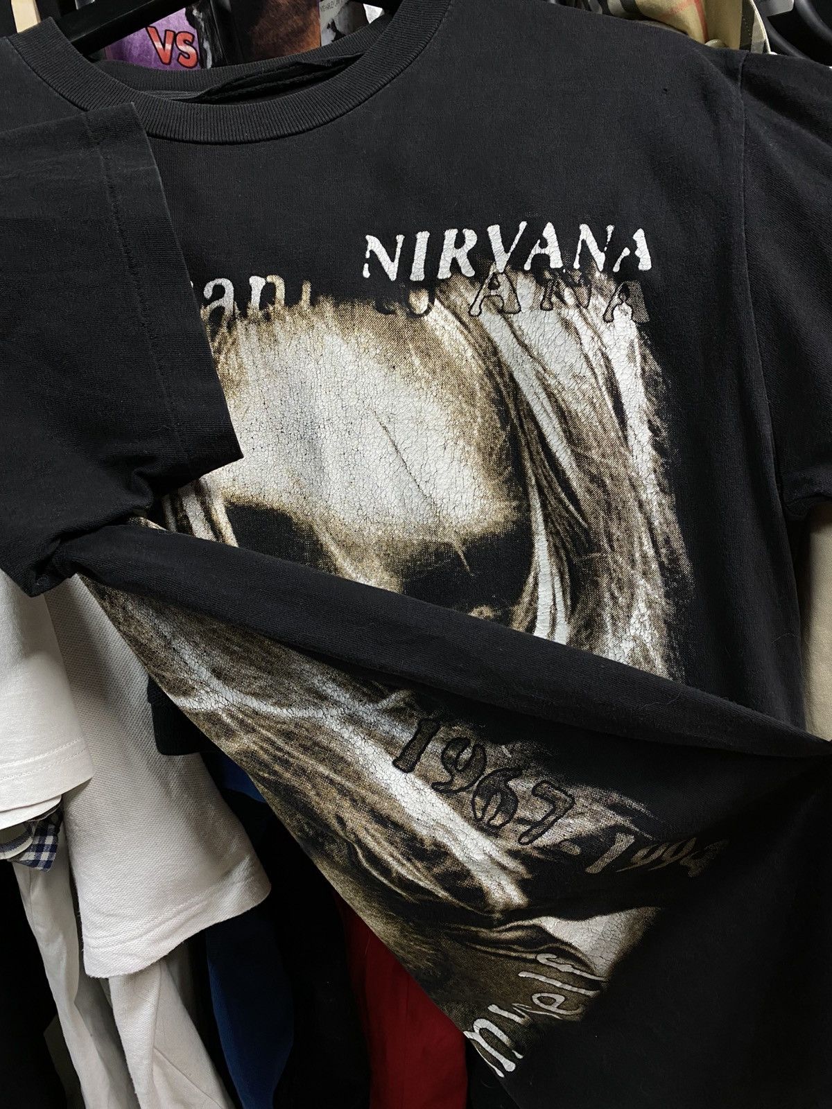 Band Tees × Vintage Vintage 90’s Kurt Cobain Band Tee Shirt Large Size US L / EU 52-54 / 3 - 3 Thumbnail