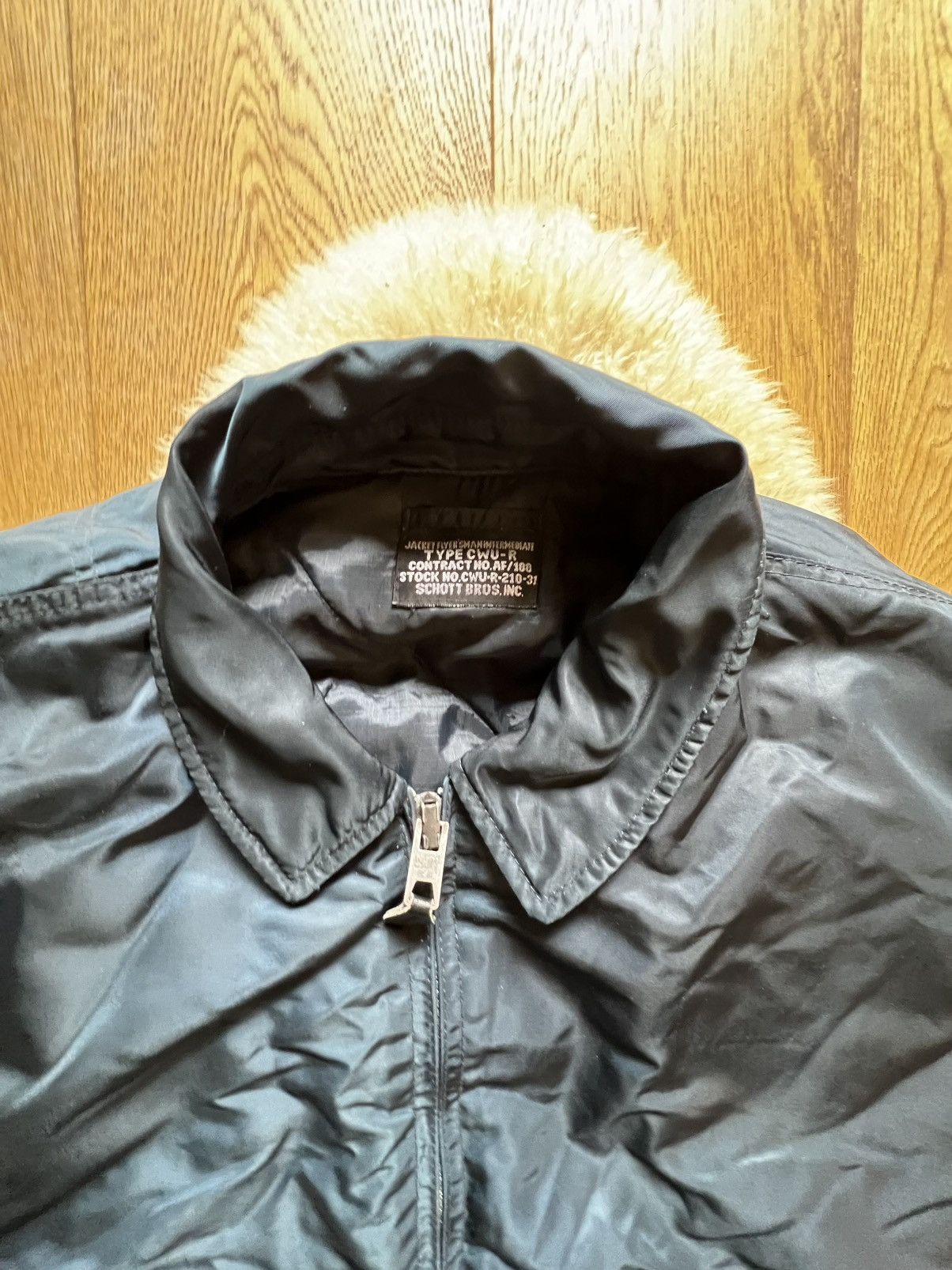Schott × Vintage Bombers Schott Vintage Boxy fit (Navy) - Made in USA Size US XL / EU 56 / 4 - 4 Thumbnail