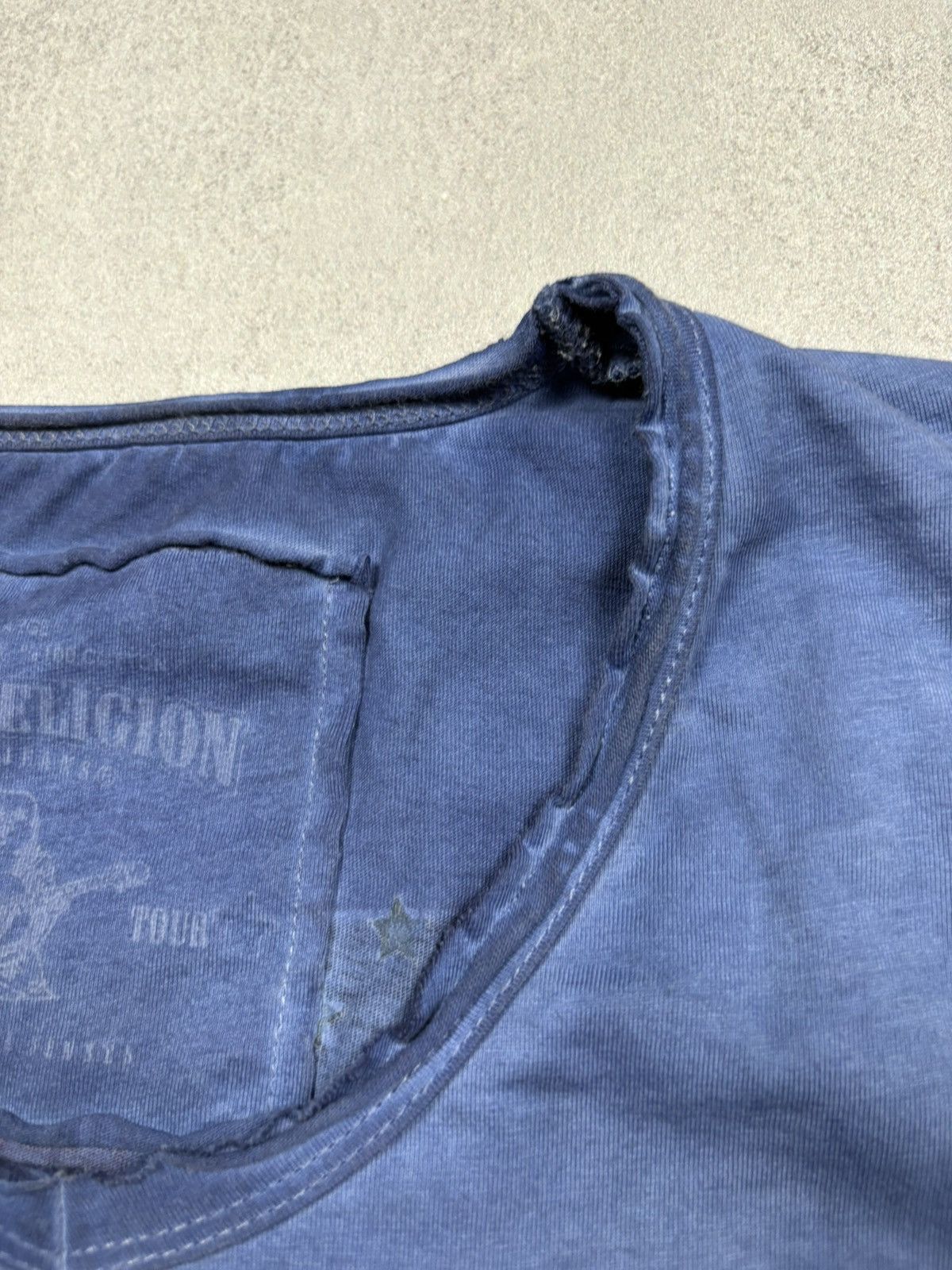 True Religion True Religion USA Flag Studded Tee Y2K Distressed Vintage Size US XL / EU 56 / 4 - 15 Thumbnail