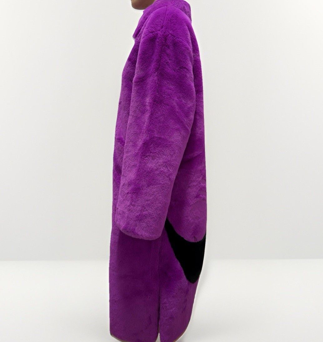 Nike New Nike Faux Fur Plush Coat Vivid Driftwood Jacket Swoosh Size M / US 6-8 / IT 42-44 - 4 Thumbnail