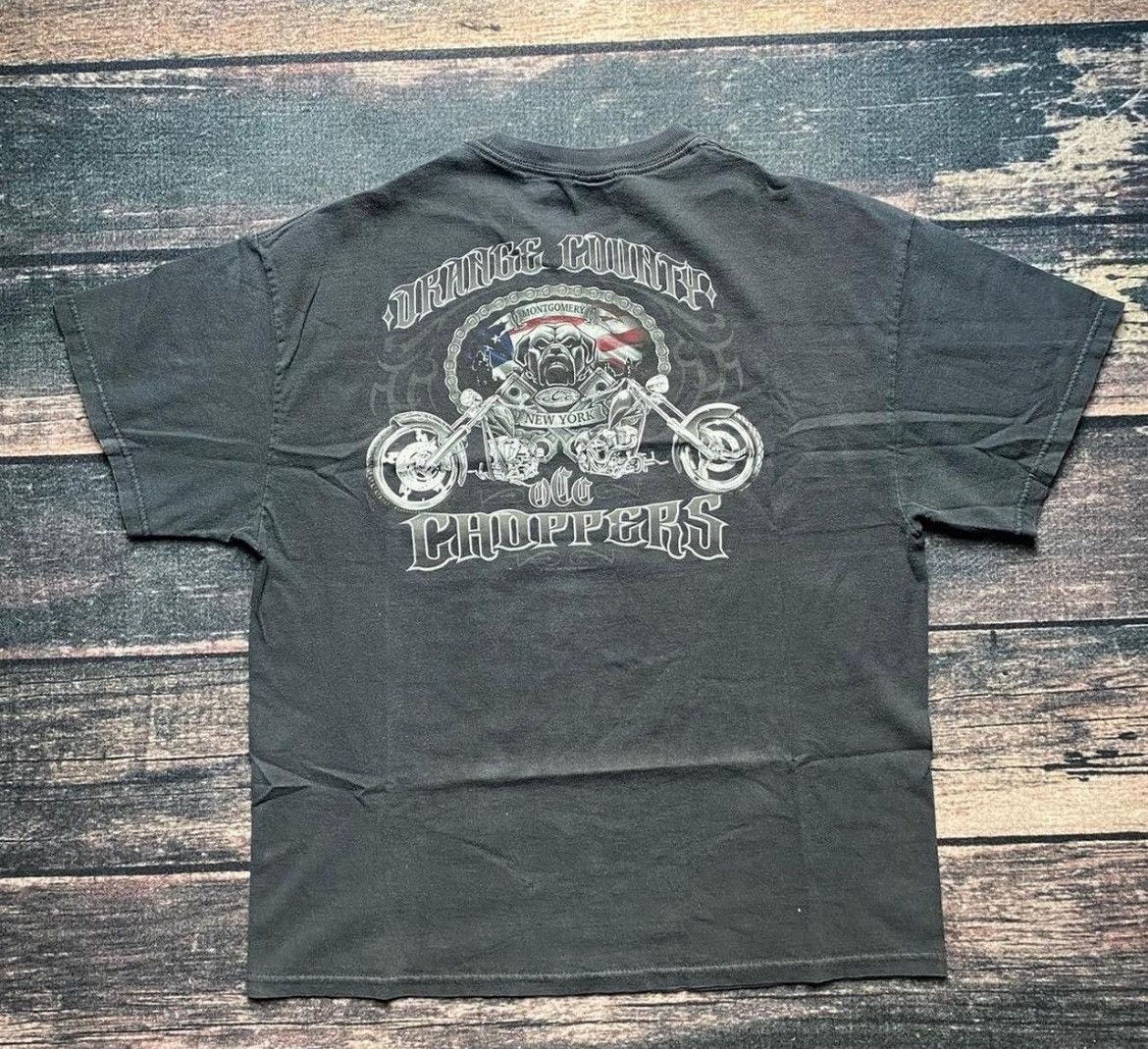 Vintage × West Coast Choppers VTG 00s Orange County Choppers Motorcycle Biker Y2K Shirt Size US XL / EU 56 / 4 - 1 Thumbnail