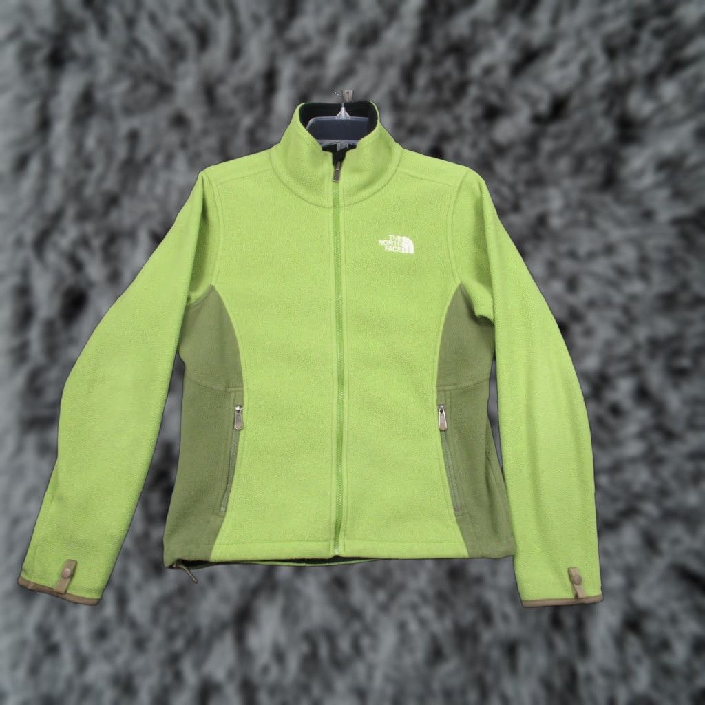 The North Face North Face Jacket Womens Small Green Polartec Fleece Full Zip Outdoors AA6C Size S / US 4 / IT 40 - 1 Thumbnail
