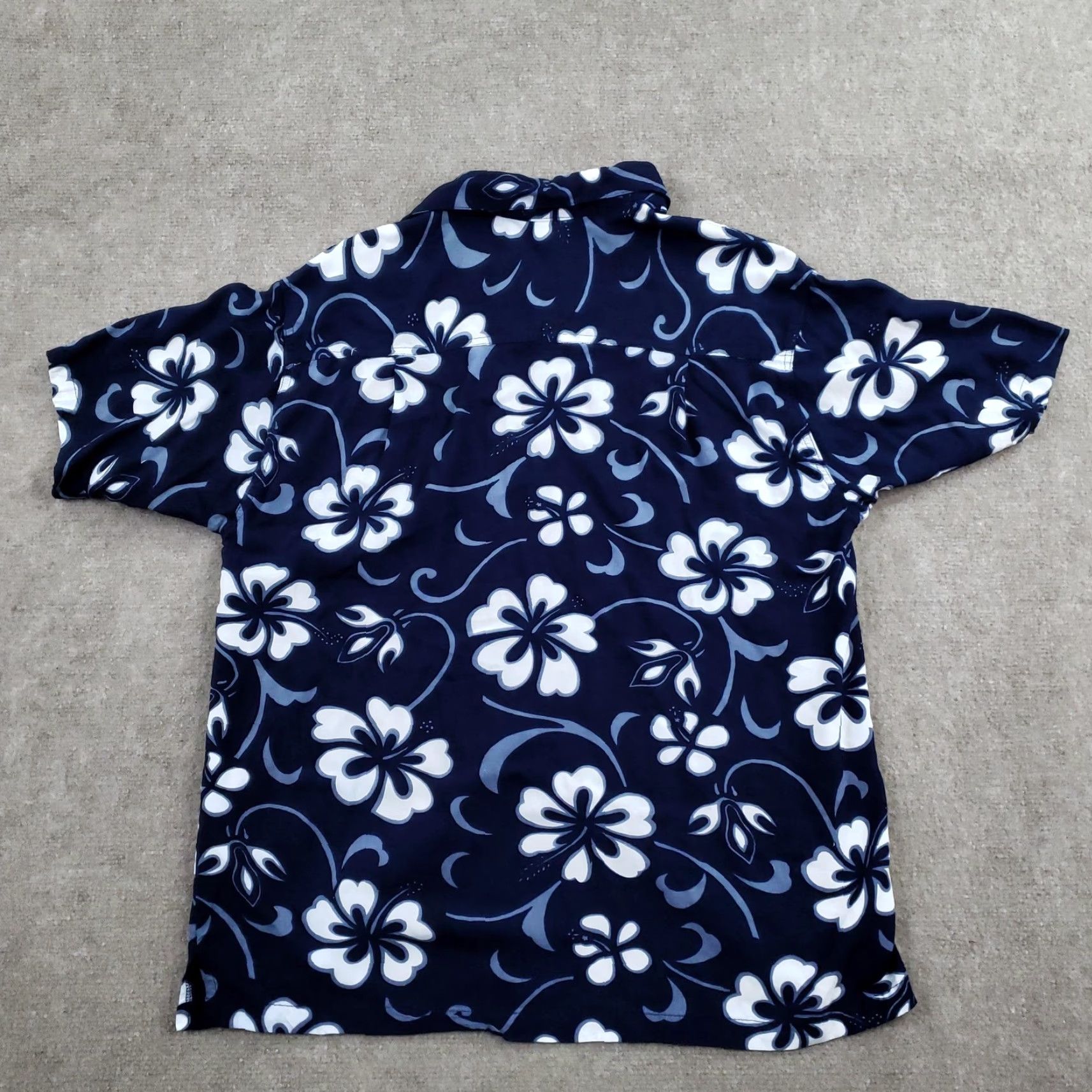 ALOHAS Island X Hawaii Shirt Mens Small Blue Floral Aloha Rayon Button Up Size US S / EU 44-46 / 1 - 7 Thumbnail