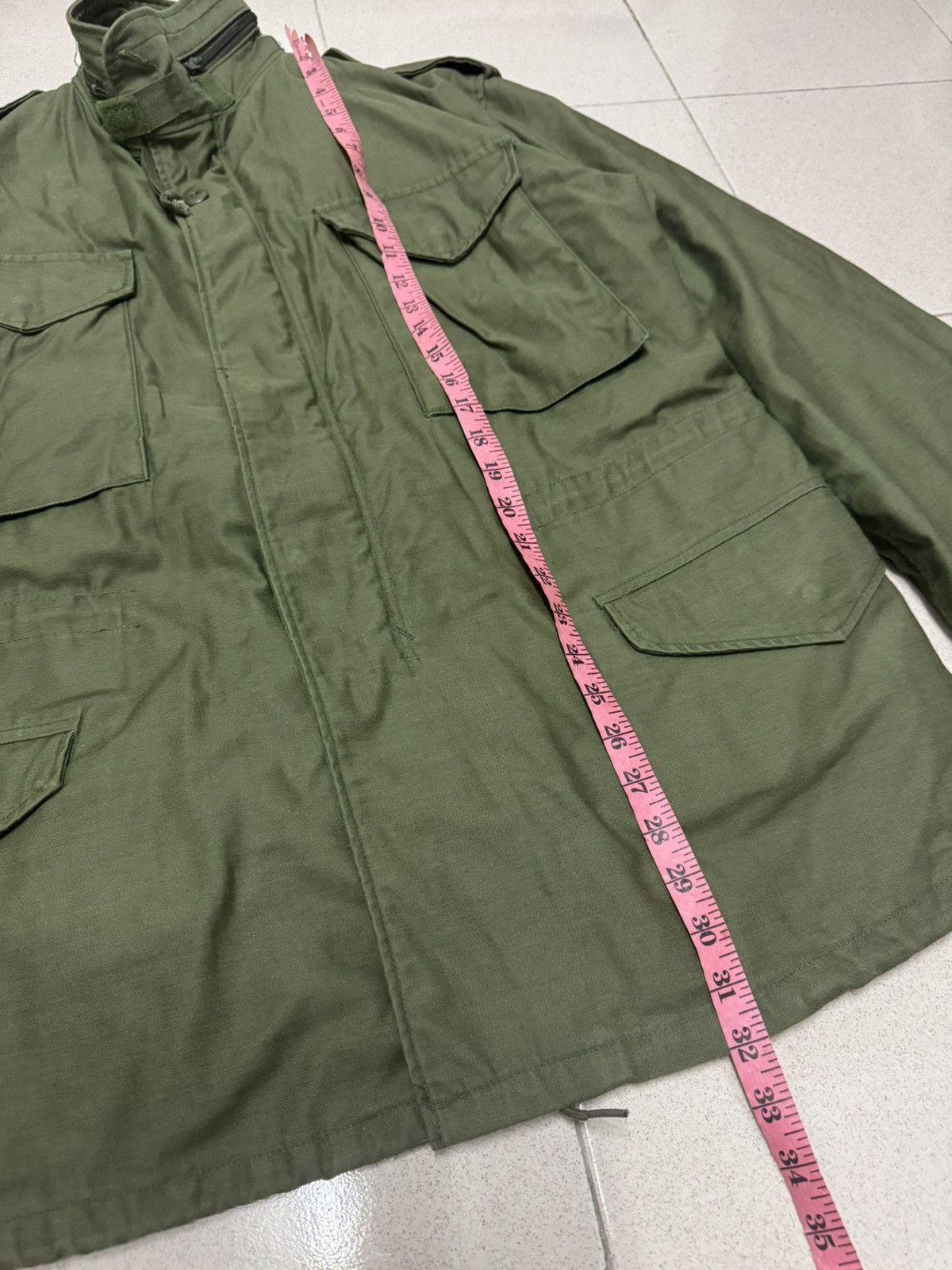 Vintage TAXI DRIVER M-65 MILITARY JACKET BY ISRATEX Size US L / EU 52-54 / 3 - 4 Thumbnail