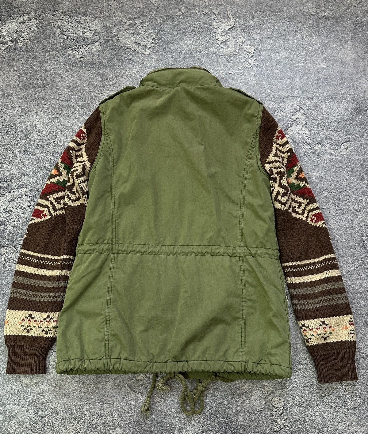 Denim & Supply Ralph Lauren Denim & Supply Ralph Lauren Aztec Sleeve M-65 Jacket L Size S / US 4 / IT 40 - 2 Thumbnail