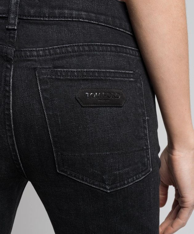 Tom Ford o1w1db10525 PAD113 Skinny Jeans in Black Size 28" / US 6 / IT 42 - 5 Thumbnail