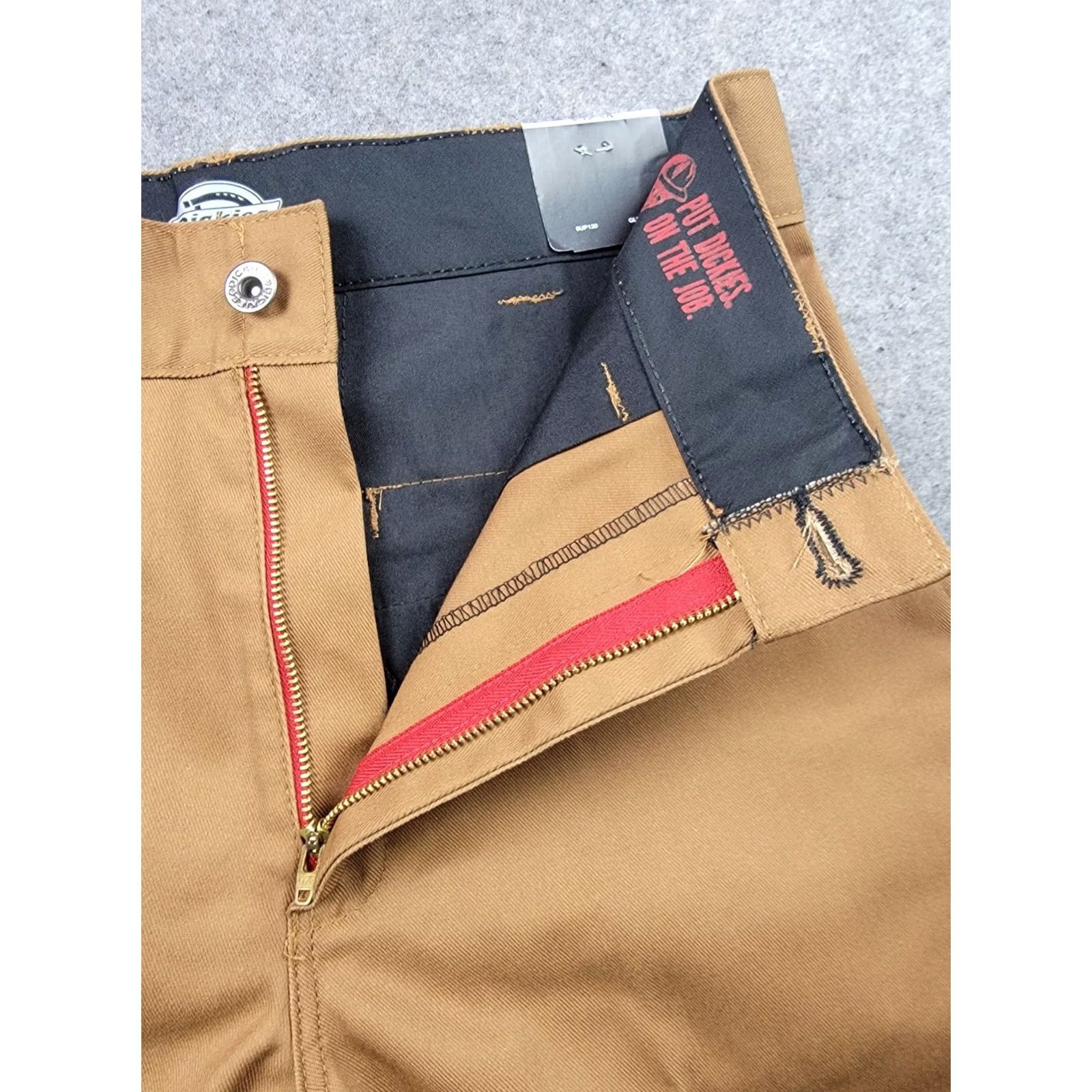 Dickies Dickies Skateboarding Pants Mens 30x34 Brown Regular Fit Wrinkle Resistant Size US 30 / EU 46 - 6 Thumbnail