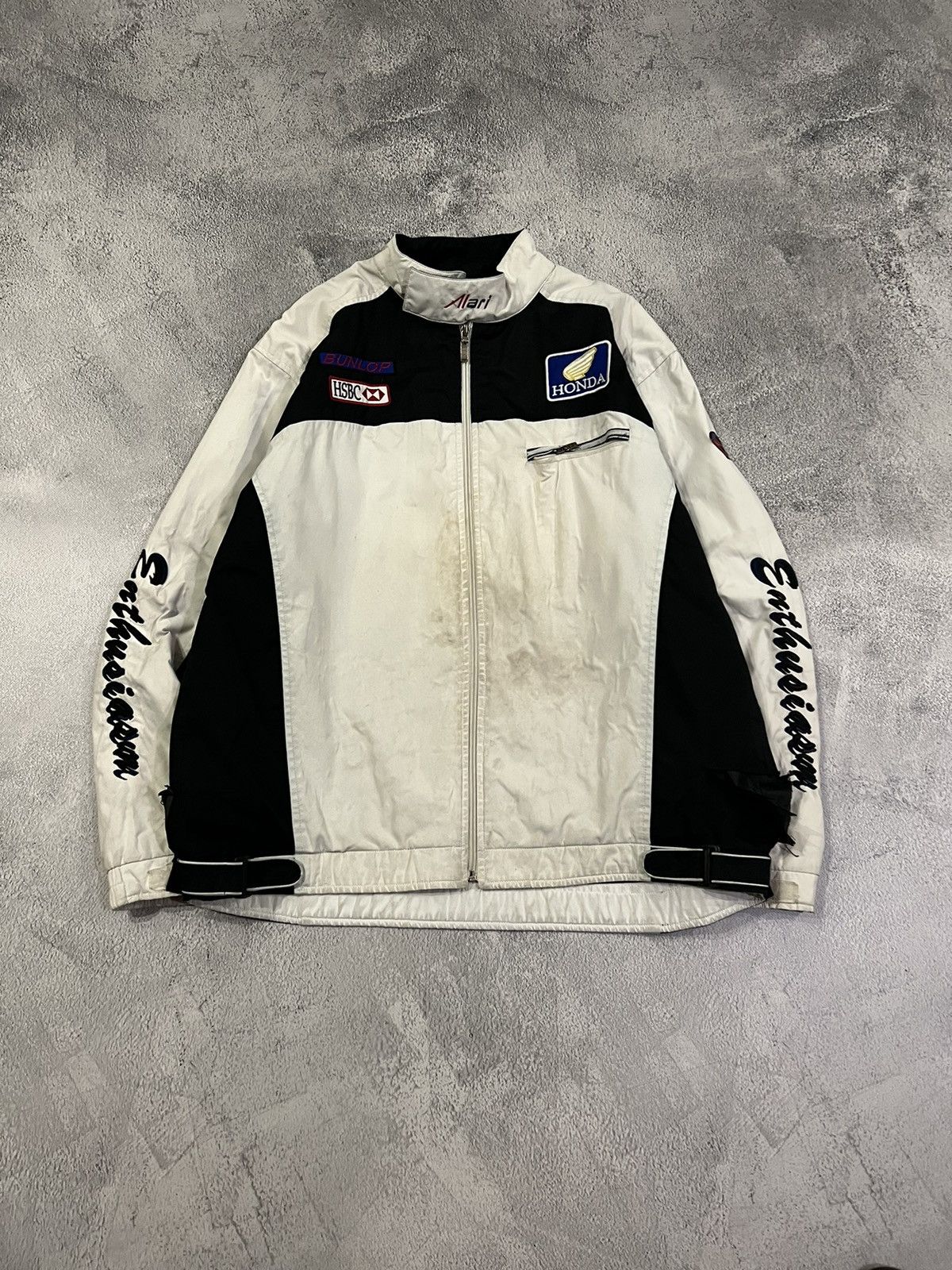 Honda × Vintage Vintage Y2k Honda Racing Faded Thrashed Nylon Jacket 90’s Size US M / EU 48-50 / 2 - 3 Thumbnail