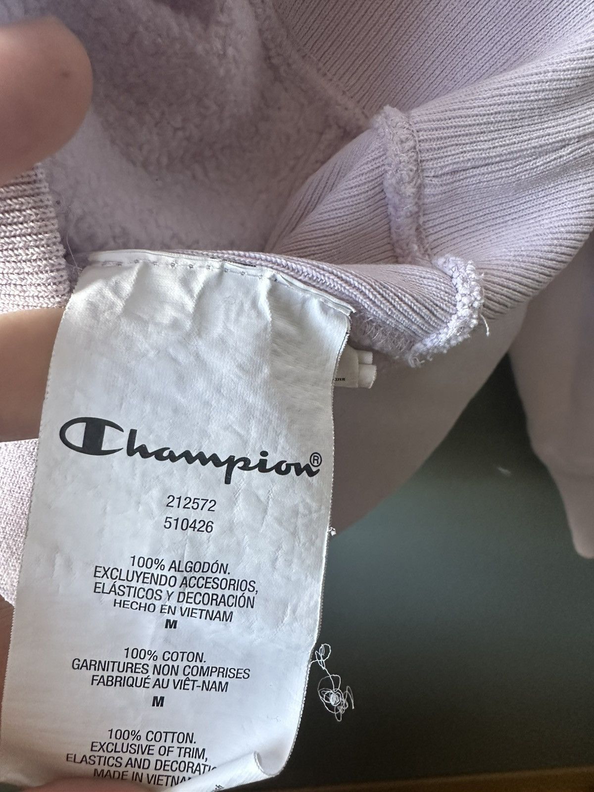 Champion Champion Vintage Pink Sweatshirt 90s Size M Size M / US 6-8 / IT 42-44 - 5 Thumbnail