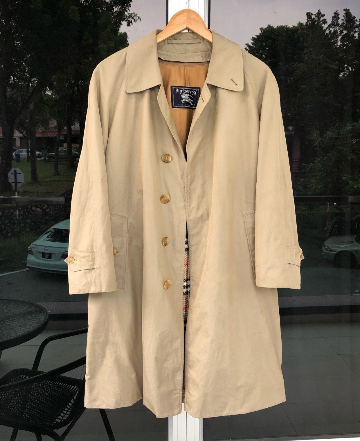 Burberry Vintage Burberrys England Trench Coat Jacket Size US M / EU 48-50 / 2 - 1 Thumbnail