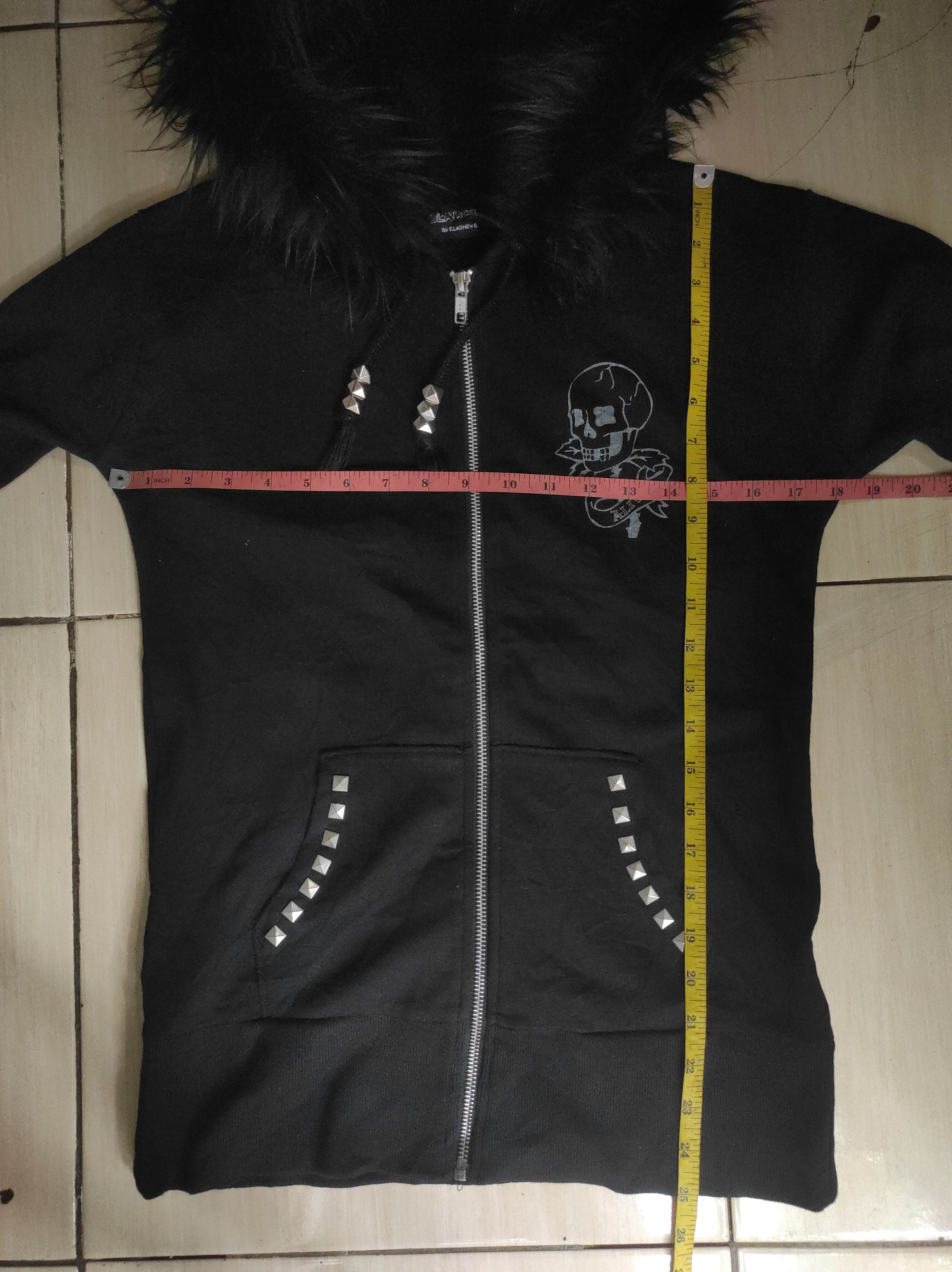 Le Grande Bleu (L.G.B.) Glad News Skull studed Zip Fur Hoodie LGB IfSixWasNine style Size US S / EU 44-46 / 1 - 16 Thumbnail