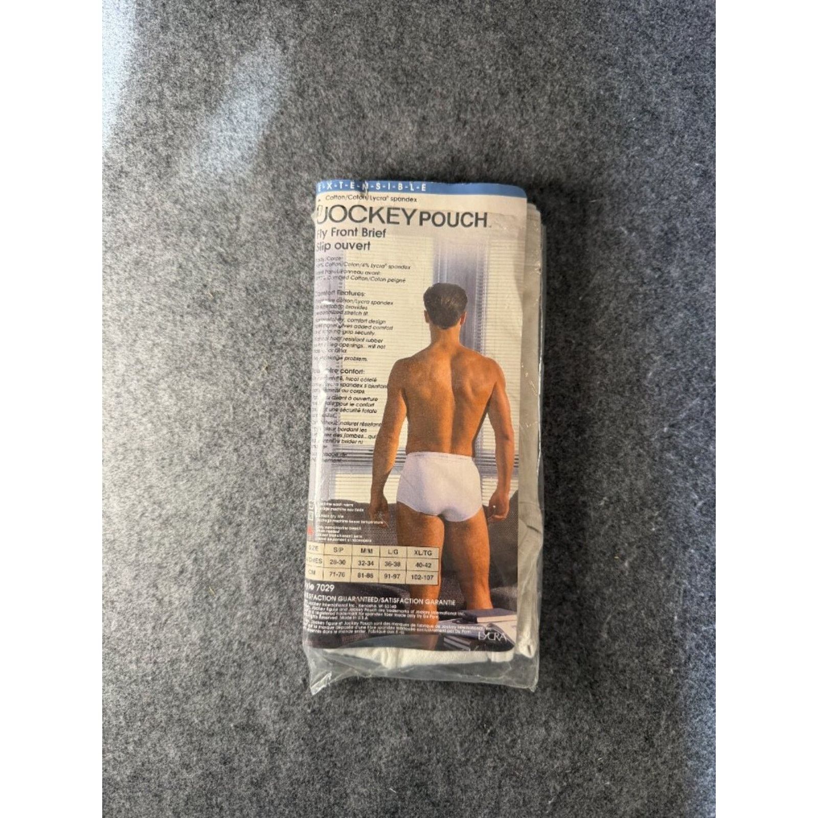 Jockey Jockey Pouch Fly Front Brief White Size Medium New Package Size 32 - 4 Thumbnail