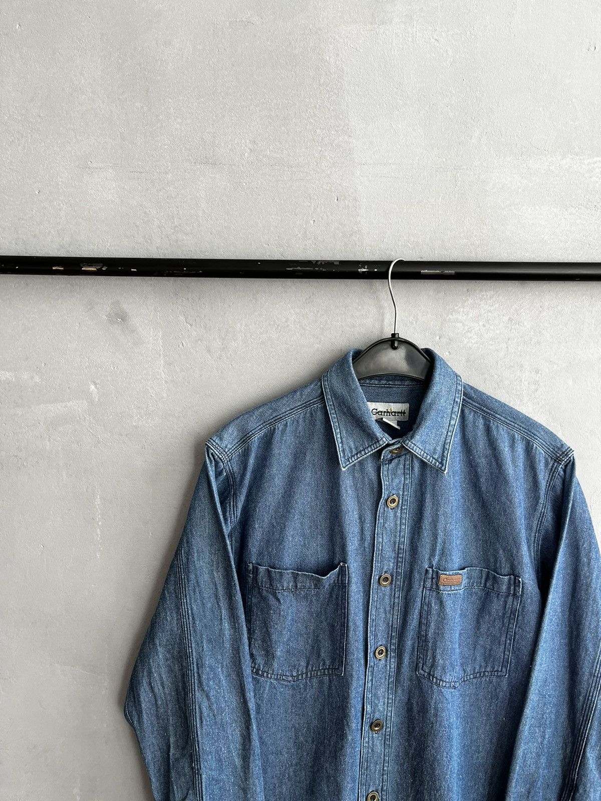 Carhartt × Carhartt Wip × Vintage Carhartt denim shirt vintage Size US S / EU 44-46 / 1 - 6 Thumbnail