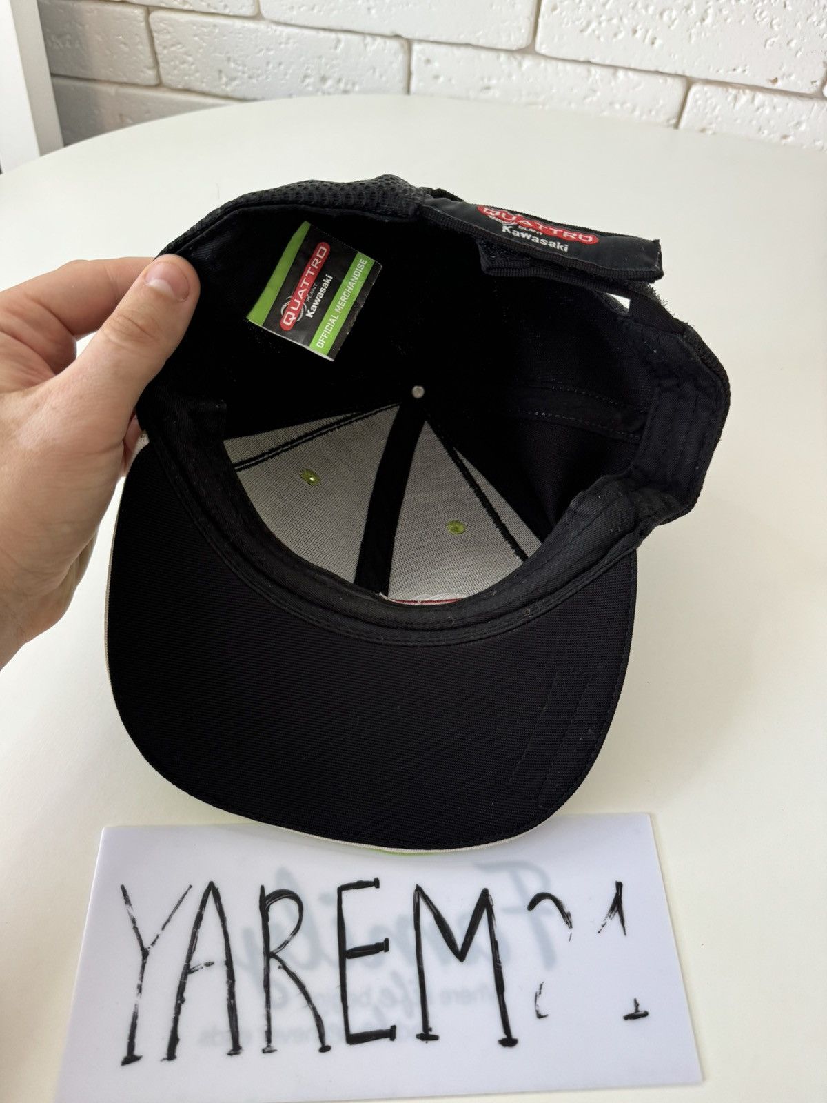 Vintage Kawasaki cap hat Size ONE SIZE - 4 Thumbnail