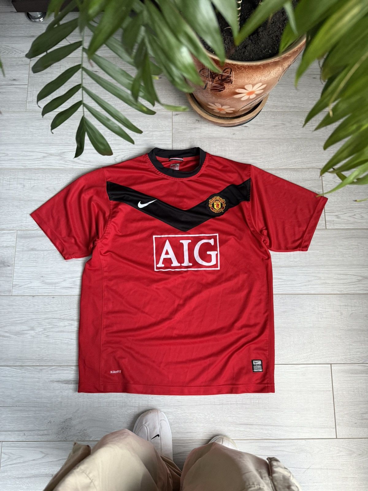 Vintage Vintage 7 Oven soccer jersey Nike jersey Manchester United Size US XL / EU 56 / 4 - 2 Thumbnail