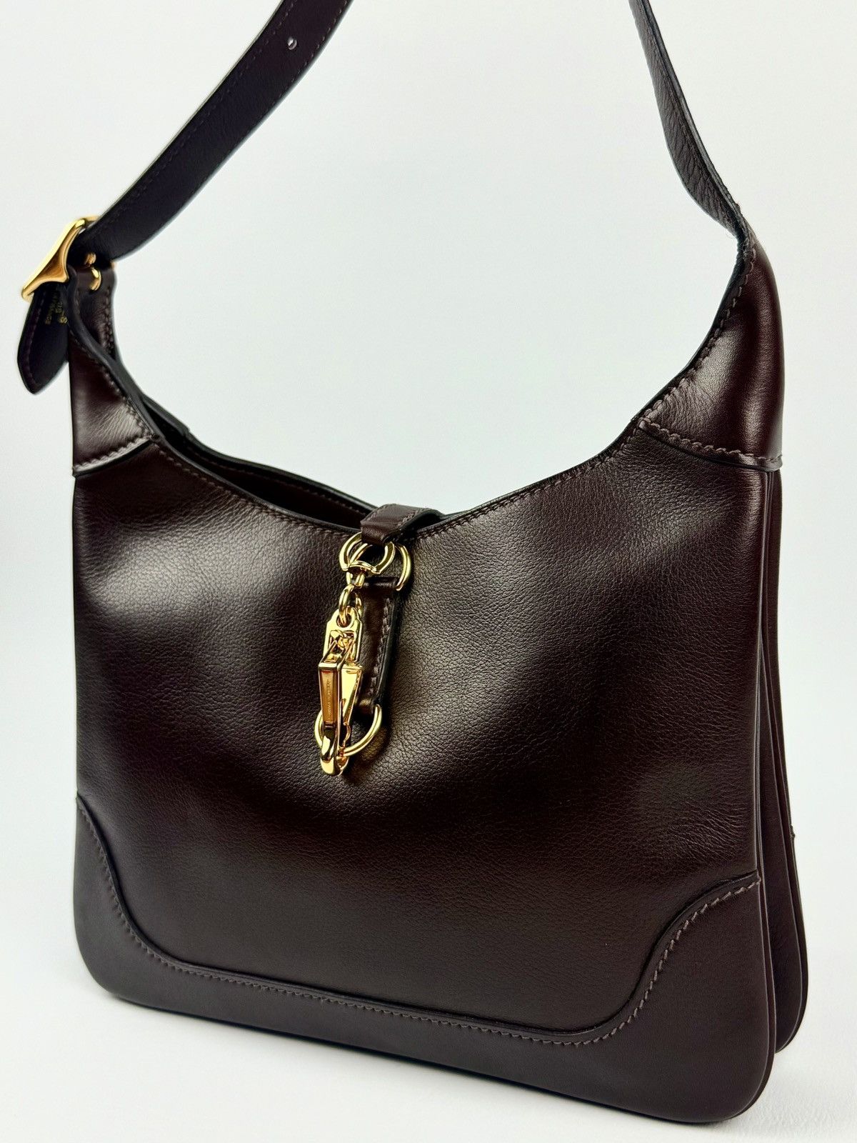 Hermes Hermes - 2020 - Evercolor - Brown & Gold - Trim Duo - 24 Size ONE SIZE - 3 Thumbnail