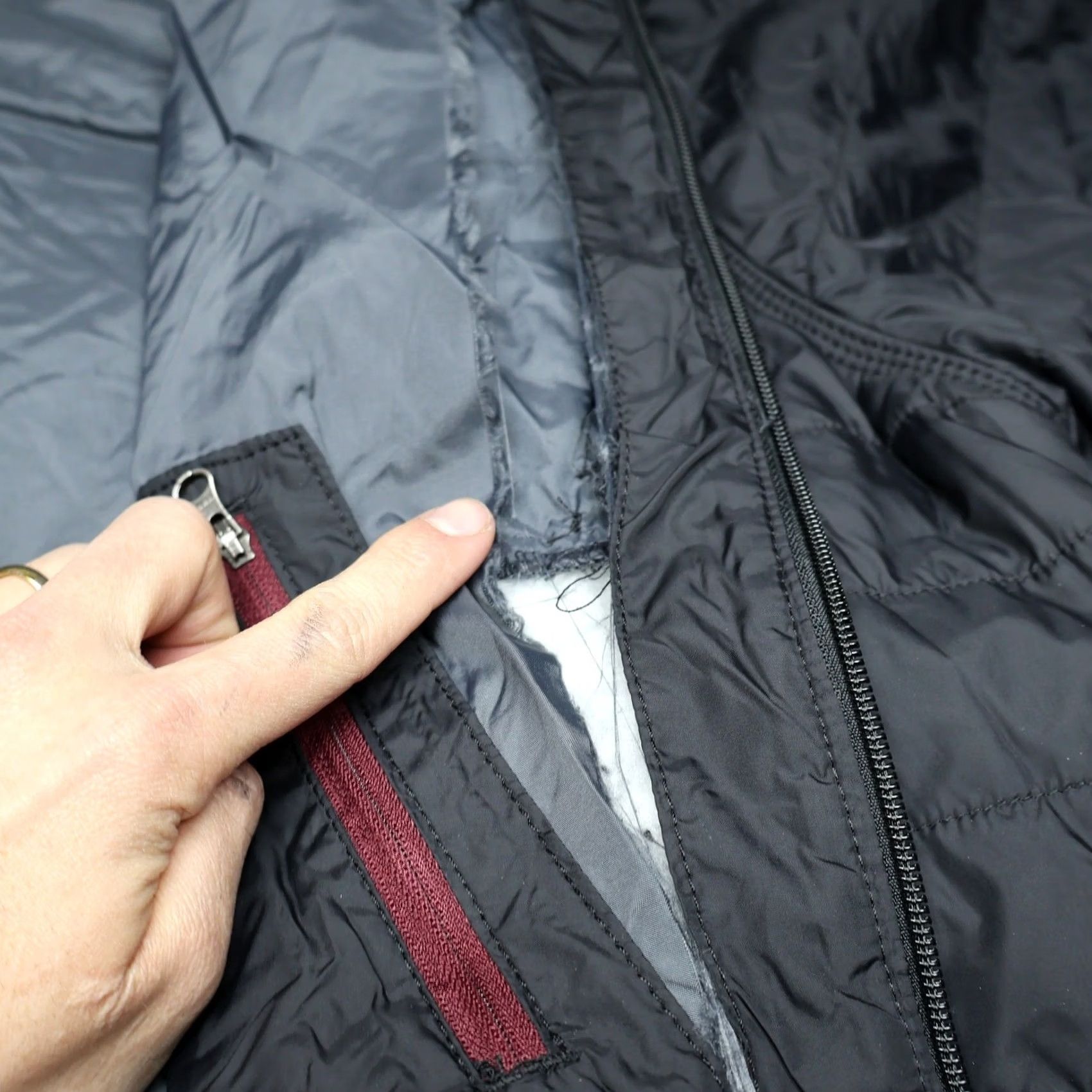 Carhartt Carhartt Jacket Mens 2XLT Black Rain Defender Relaxed Fit Nylon Zip Snap Puffer Quilted Outside Workwear Tall Black Mens Size US XXL / EU 58 / 5 - 7 Thumbnail