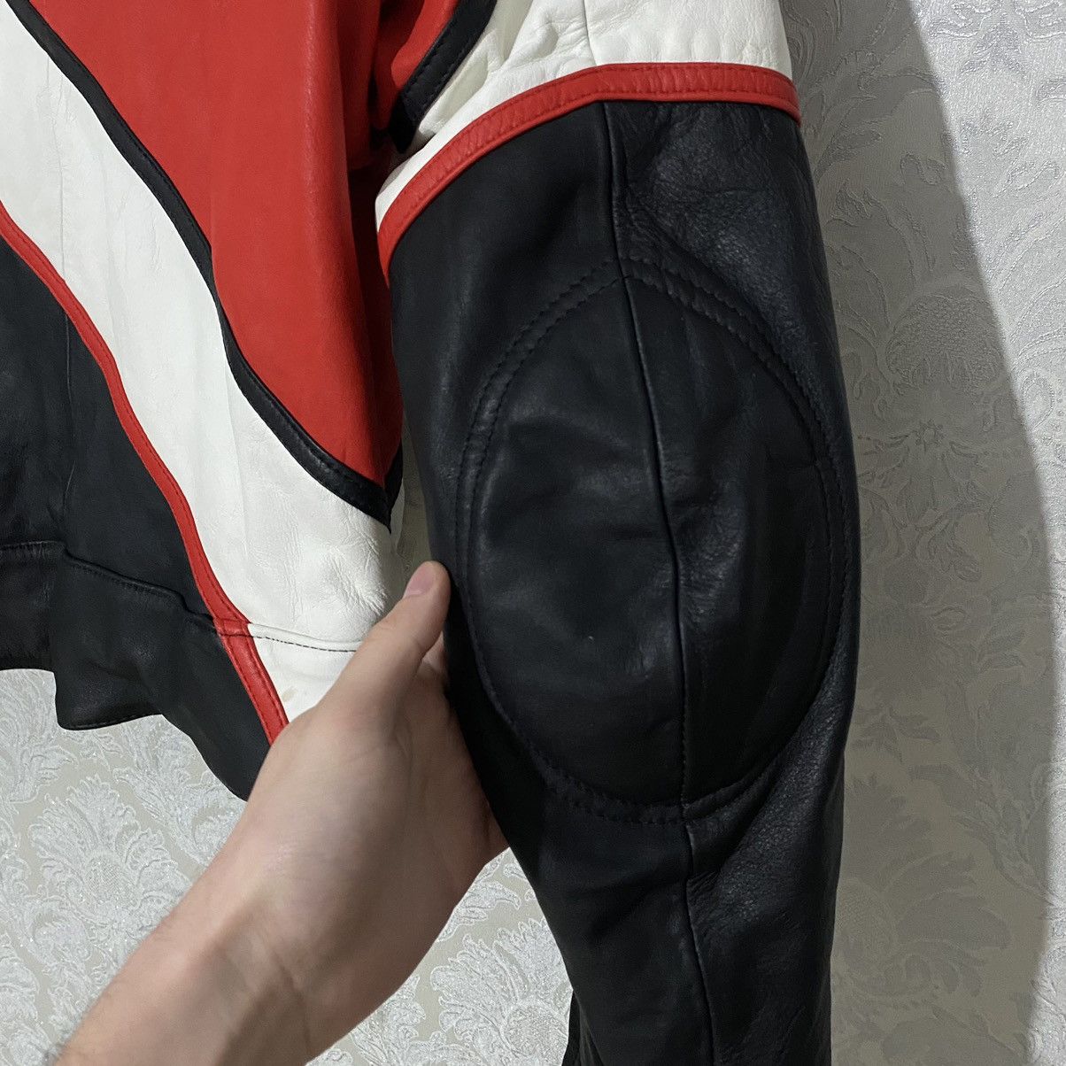 Other Motorcycle Leather Jacket Belo Vintage Moto Racing Size US L / EU 52-54 / 3 - 17 Thumbnail