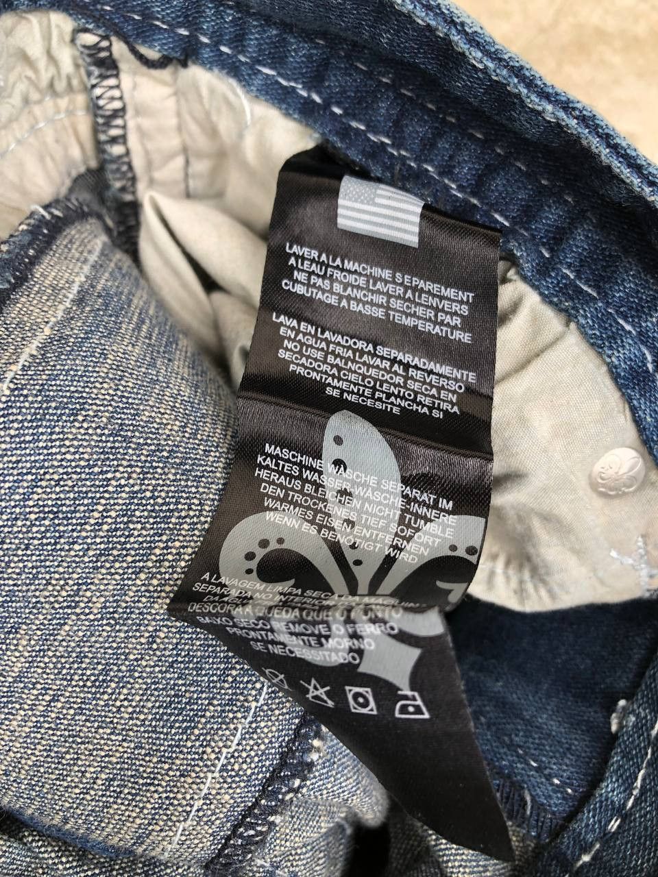 Japanese Brand LBJC Ripped Denim Jeans Size US 36 / EU 52 - 7 Thumbnail