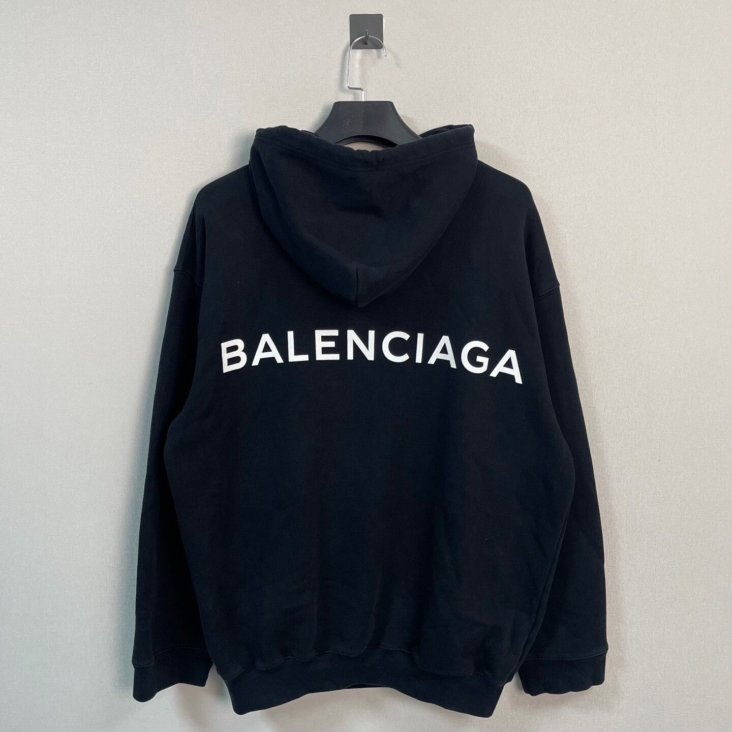 Balenciaga balenciaga black graphic hoodie for men Size US M / EU 48-50 / 2 - 1 Thumbnail