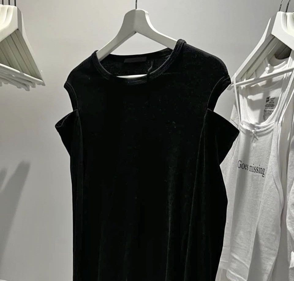 Helmut Lang Helmut Lang Slash Tee Size L / US 10 / IT 46 - 2 Thumbnail