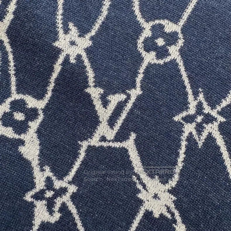 Louis Vuitton Louis Vuitton Fishnet printed ribbed crew neck short sleev Size US L / EU 52-54 / 3 - 6 Thumbnail