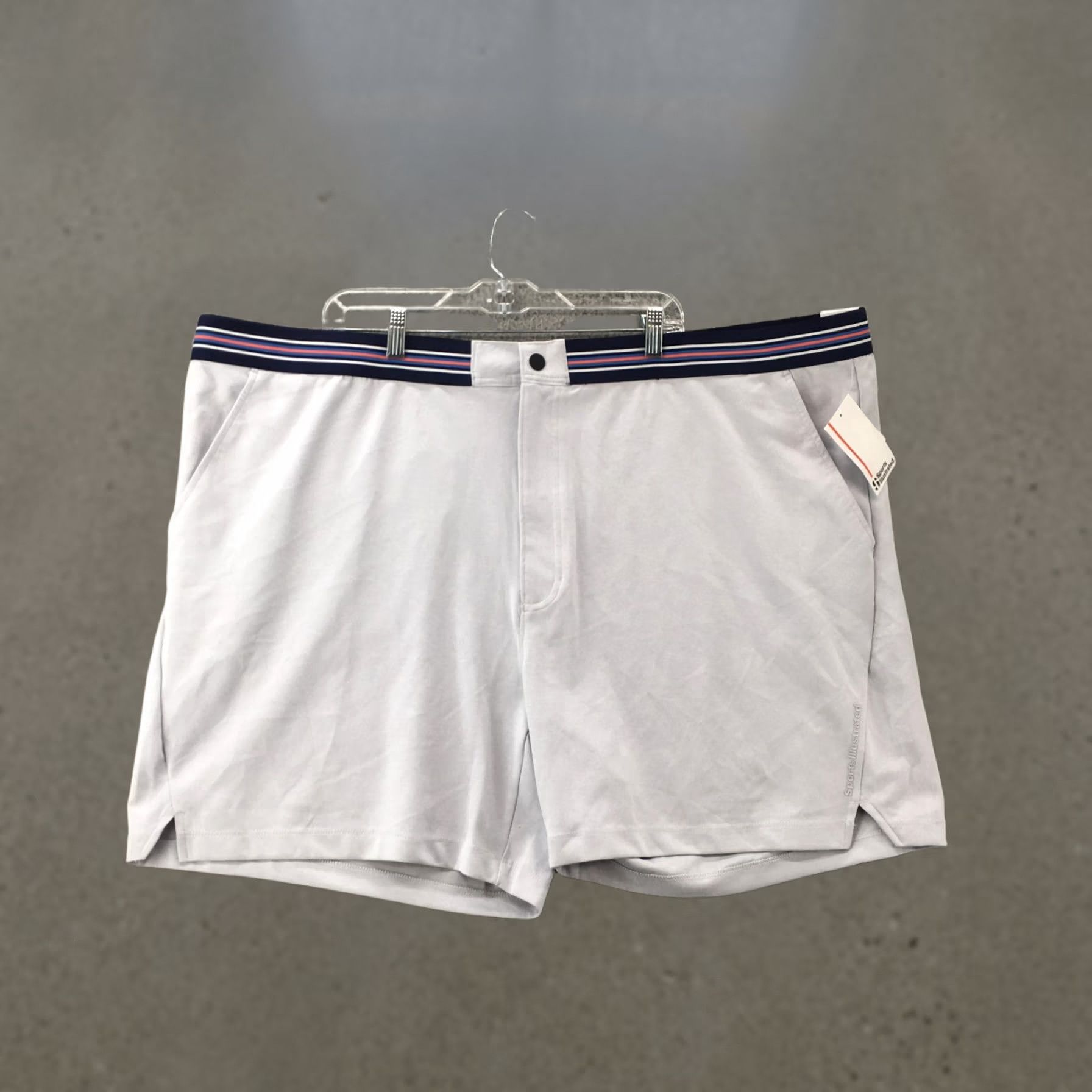 Vintage Sports Illustrated Athletic Training Shorts Mens 4XL Gray Zip Fly NEW Size US 39 - 1 Thumbnail