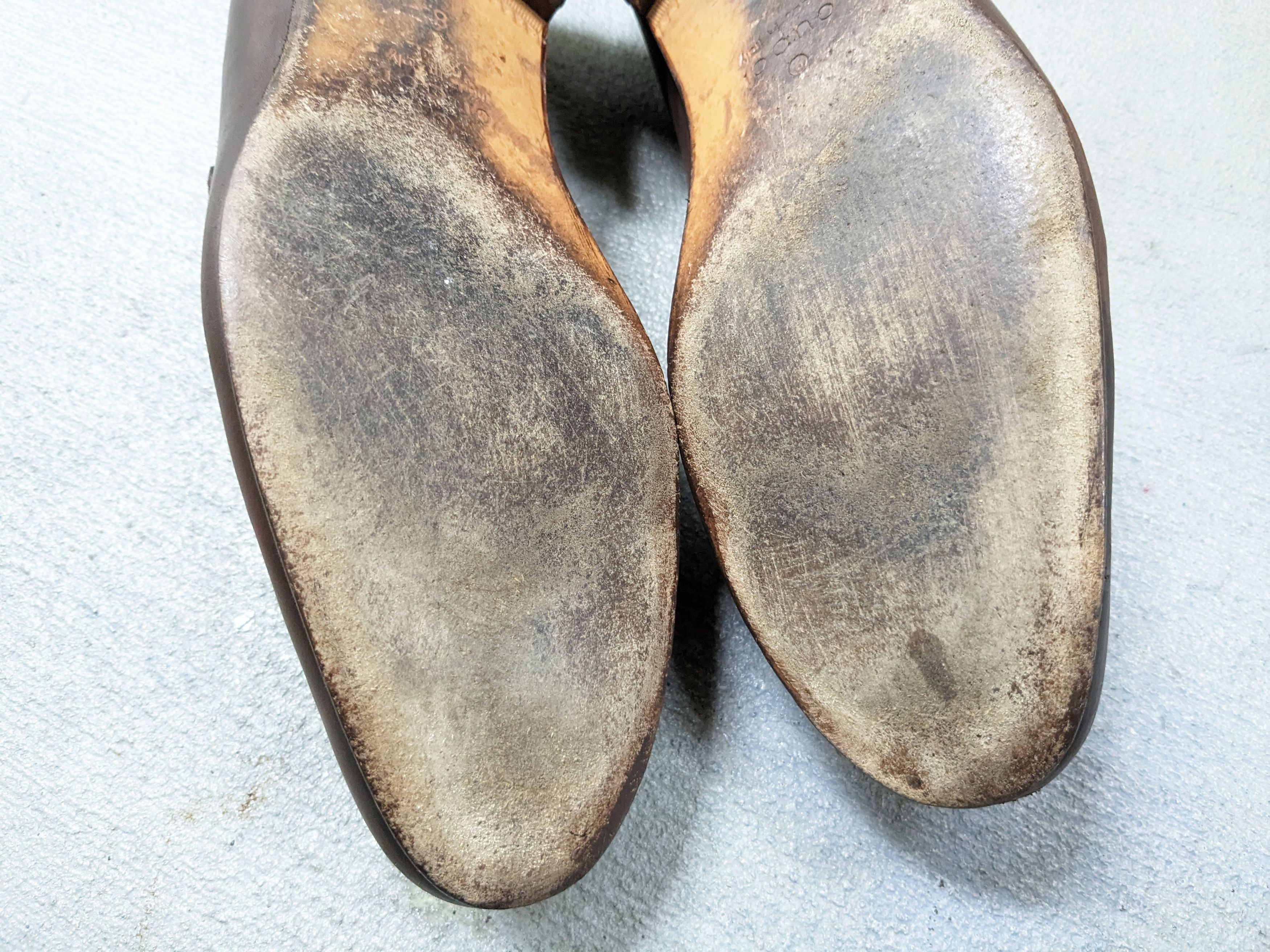 Gucci × Vintage Gucci Horsebit Loafers Brown Leather 8.5 Italy Slip On Size US 8.5 / EU 41-42 - 19 Thumbnail