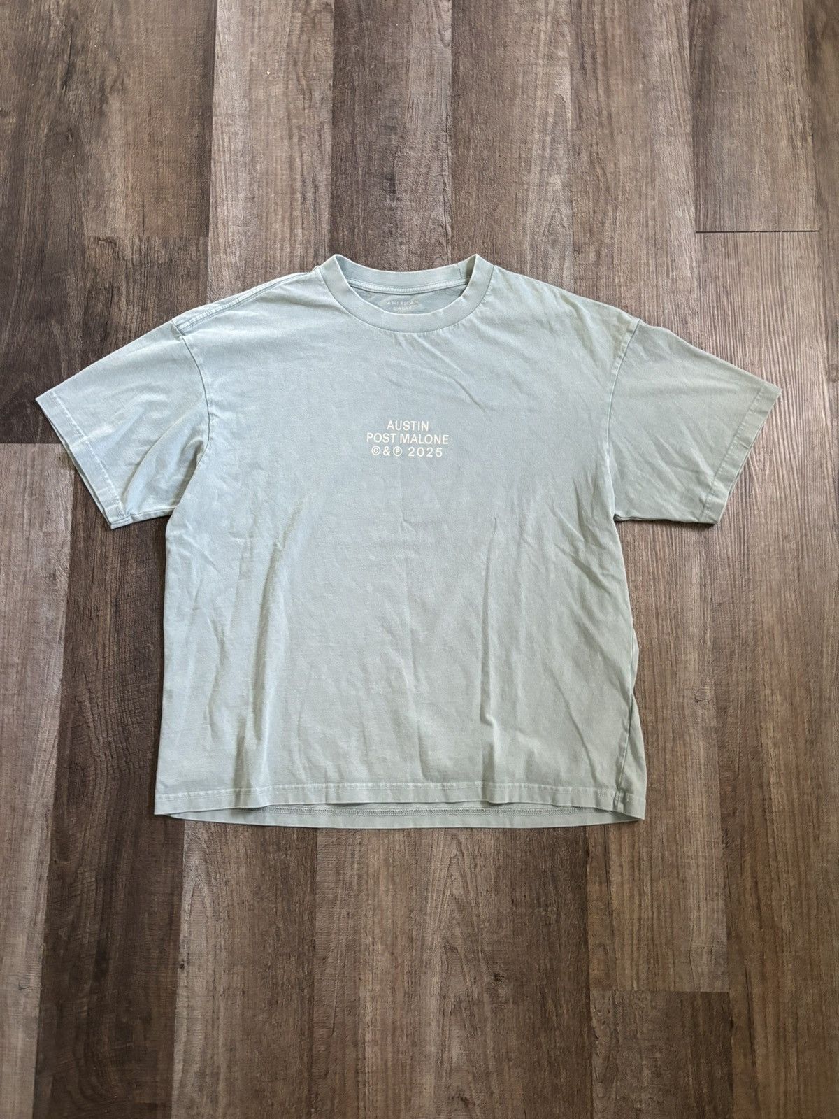 American Eagle Outfitters American Eagle x Post Malone (2025) Tee Shirt Boxy Fit Size US M / EU 48-50 / 2 - 1 Thumbnail