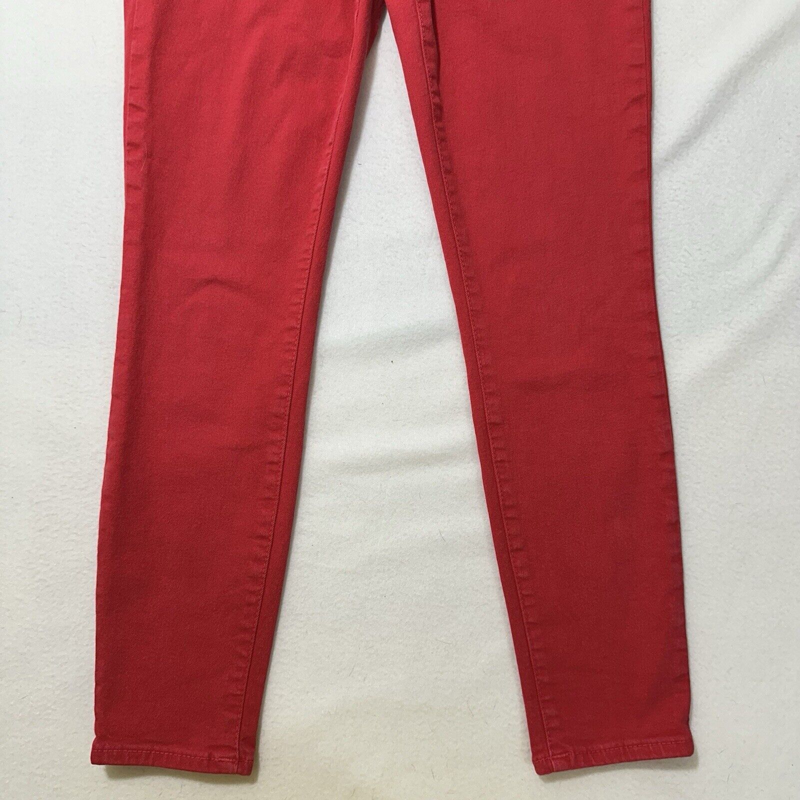True Religion True Religion 26 Red Mid Rise Skinny Jeans 27" Inseam Size 27" / US 4 / IT 40 - 4 Thumbnail