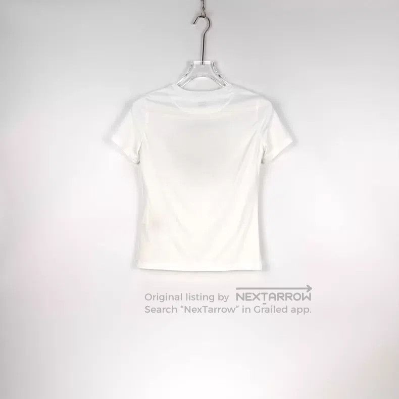 Hermes Hermes White Round Print Short Sleeve Size XS / US 0-2 / IT 36-38 - 4 Thumbnail