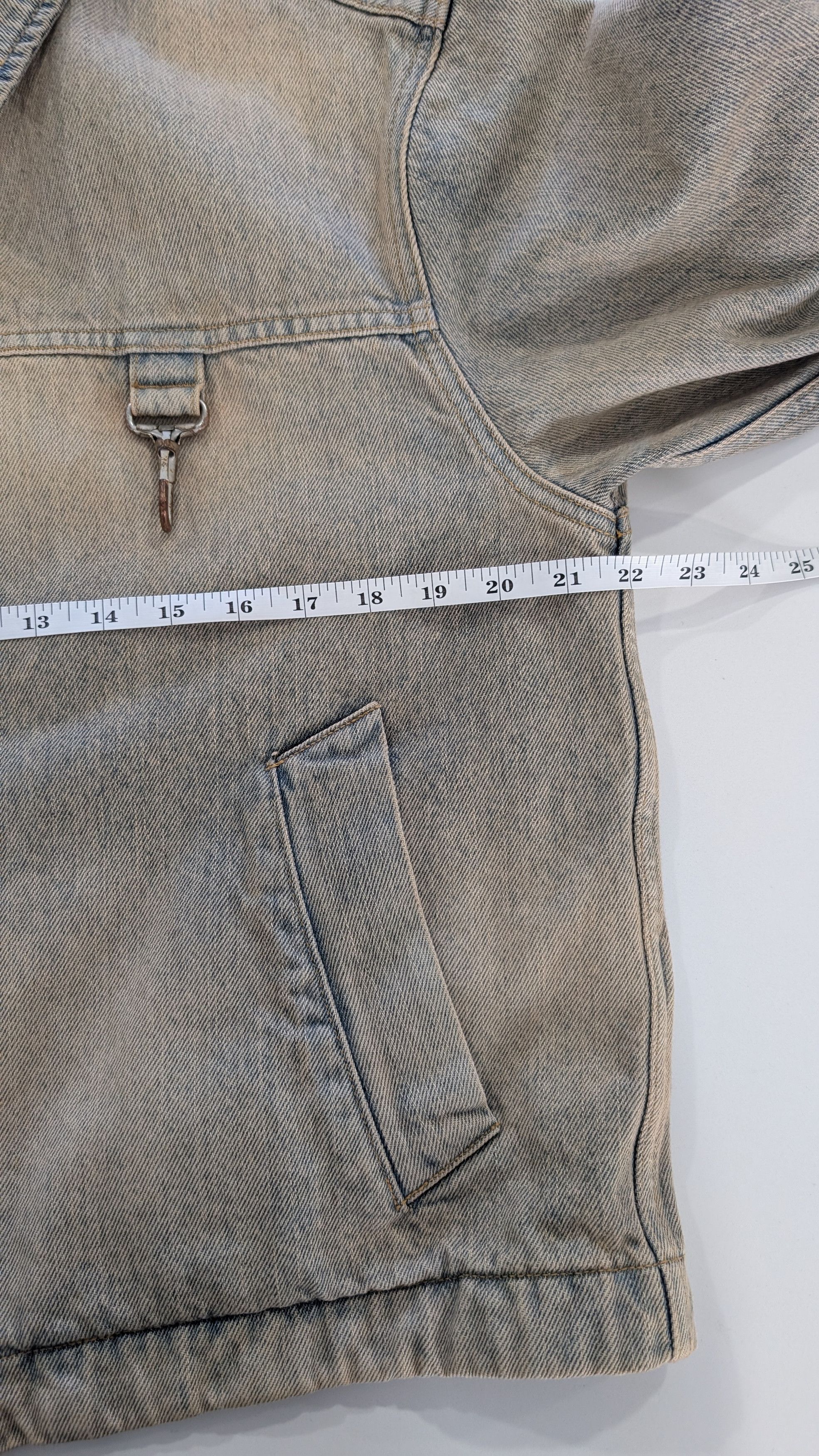 Reese Cooper Reese Cooper Spring 2024 Curved Washed Denim Work Jacket Size US M / EU 48-50 / 2 - 16 Thumbnail
