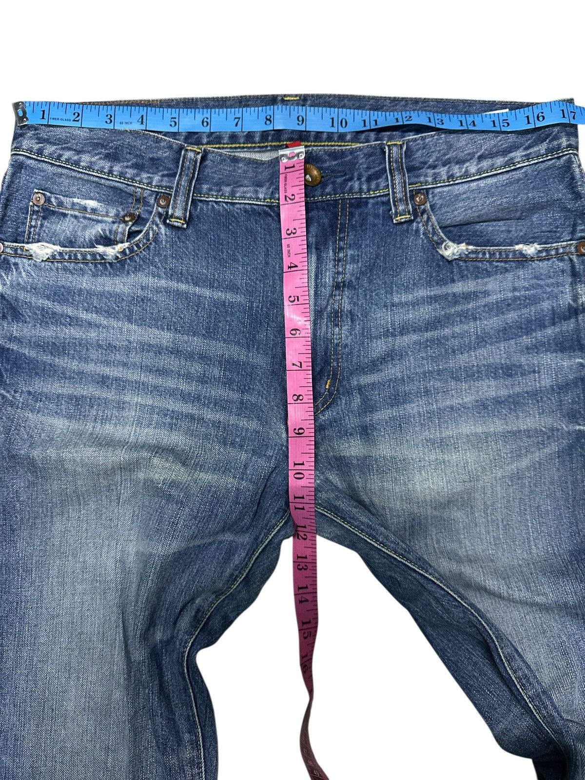 Kapital Uniqlo UJ S002 Light Washed . Size US 34 / EU 50 - 6 Thumbnail