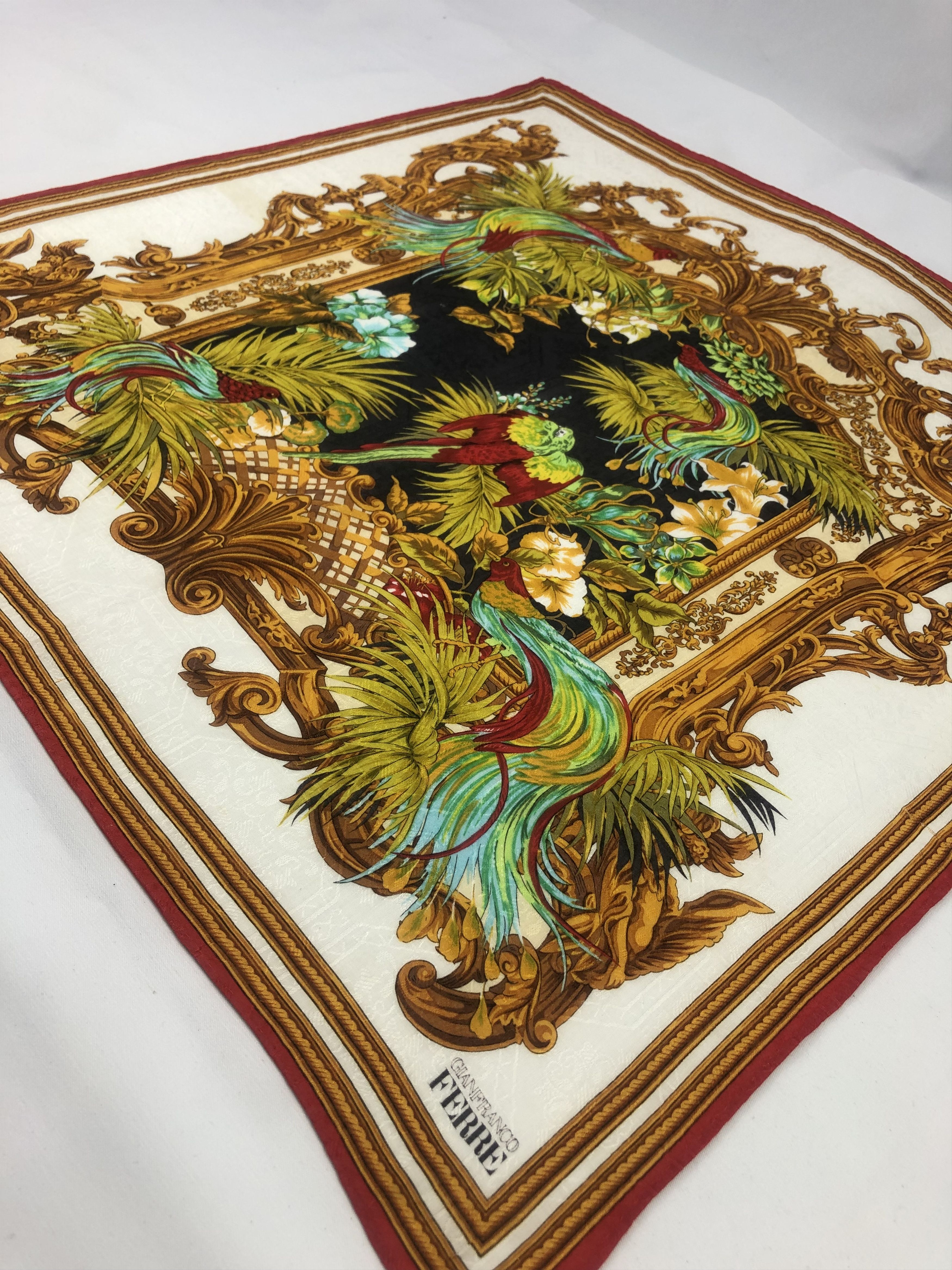 Gianfranco Ferre × Vintage Gianfranco Ferre Handkerchief / Bandana / Neckerchief Size ONE SIZE - 4 Thumbnail