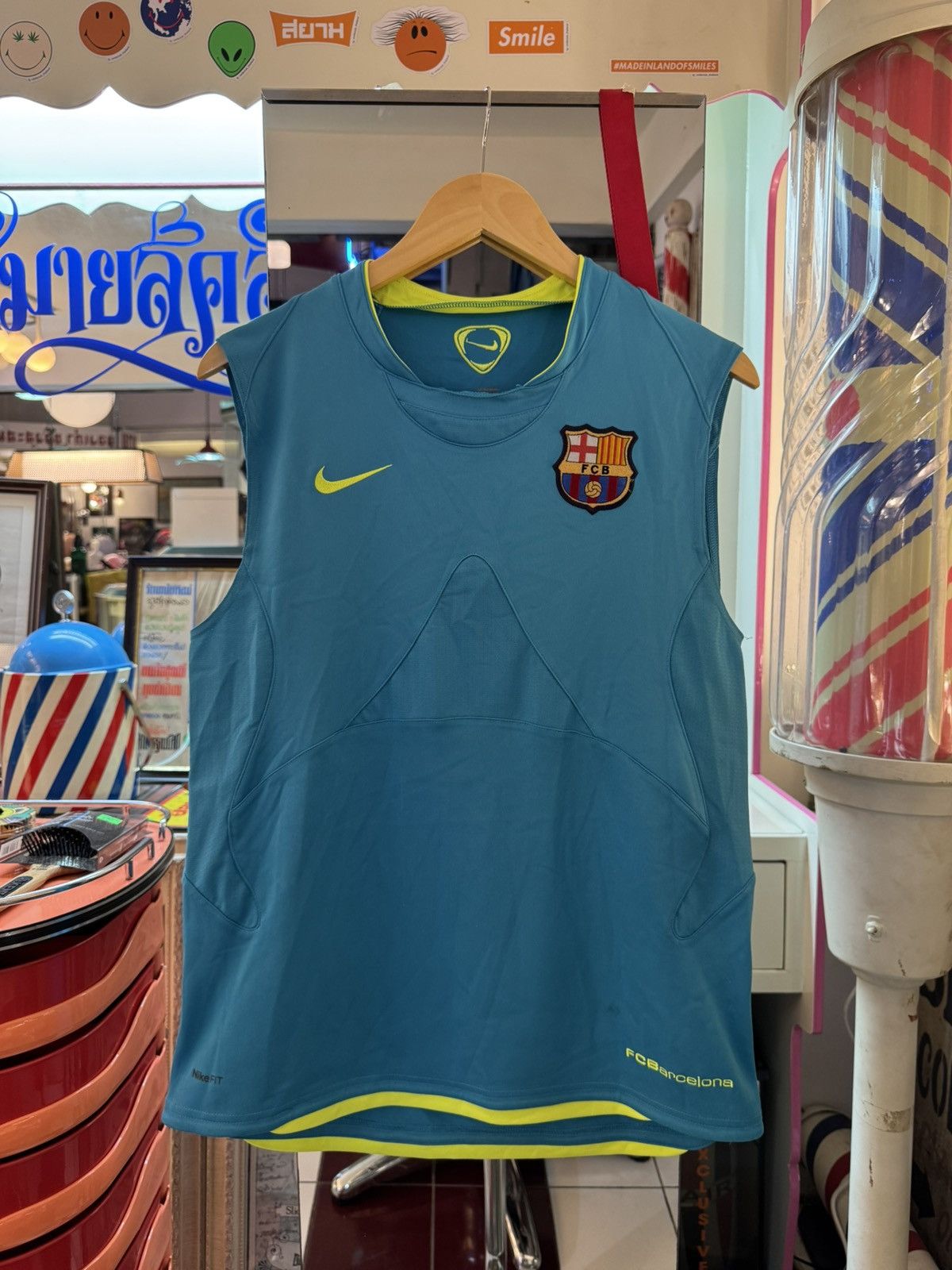 Vintage FC Barcelona 2007-08 Nike Total 90 Tank Top