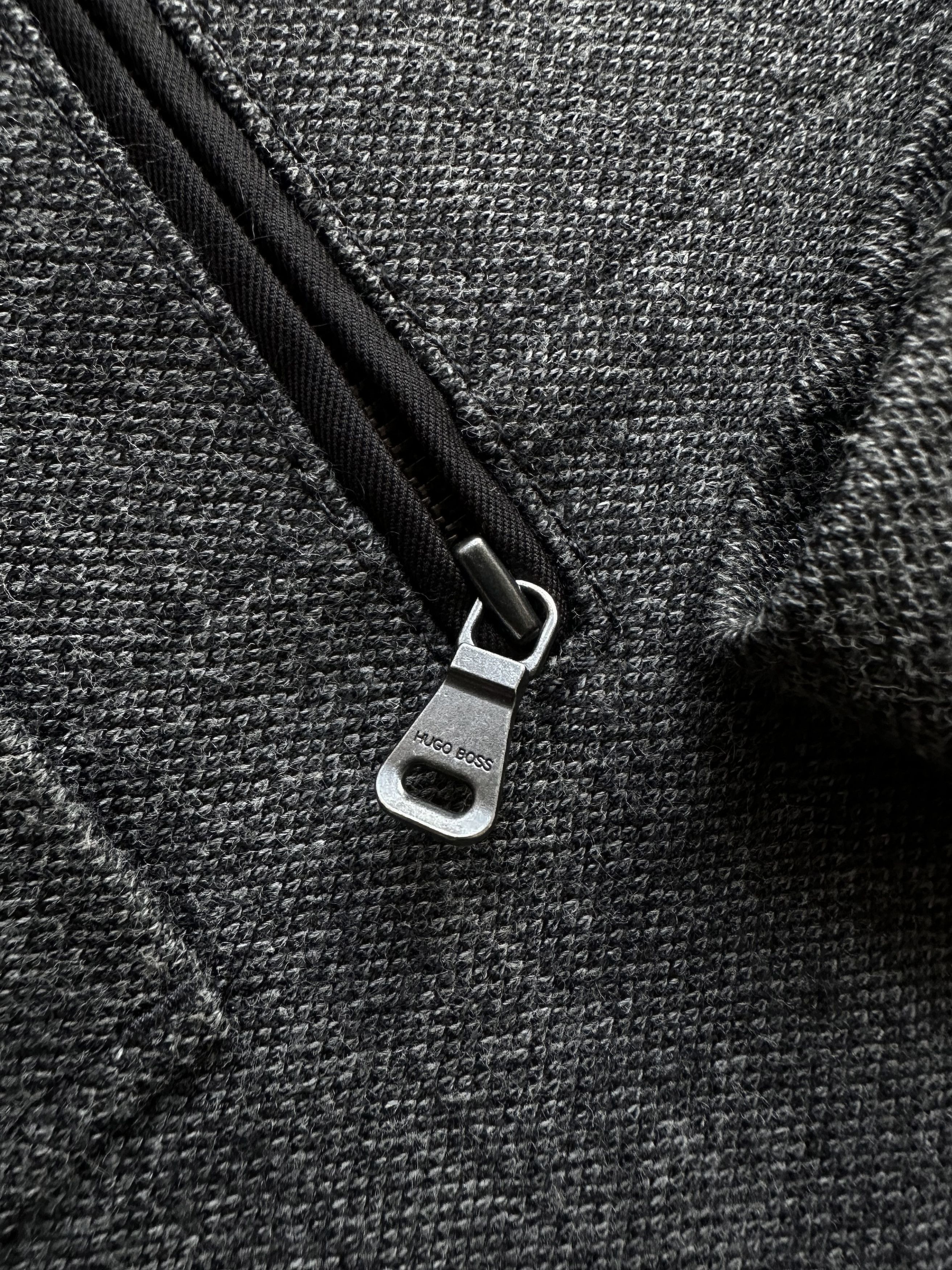 Hugo × Hugo Boss Hugo Boss grey melange wool blazer Size 46R - 6 Thumbnail