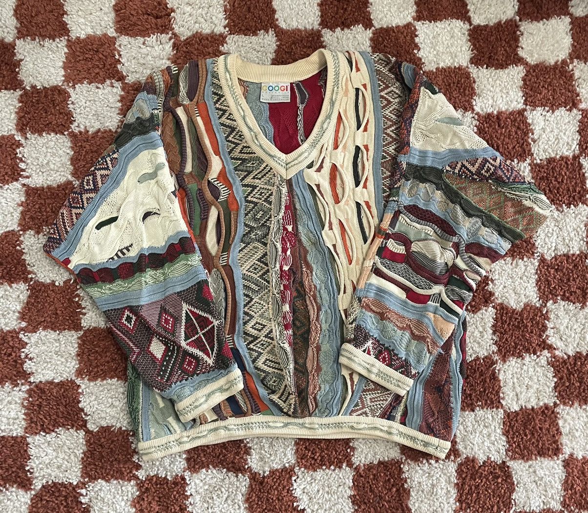 Coogi Vintage Coogi 3D Knit Sweater Size US L / EU 52-54 / 3 - 2 Thumbnail