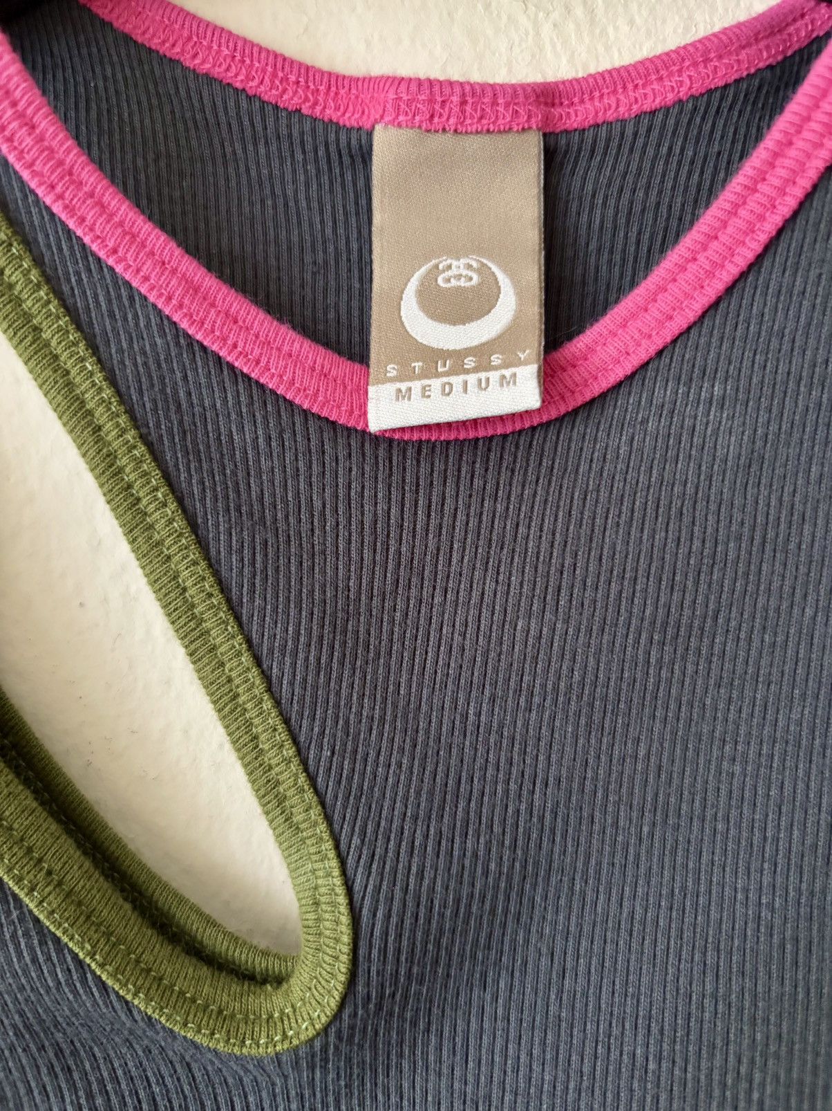 Stussy Stussy Dark Grey Slashed Seamless Tank Size M / US 6-8 / IT 42-44 - 2 Thumbnail
