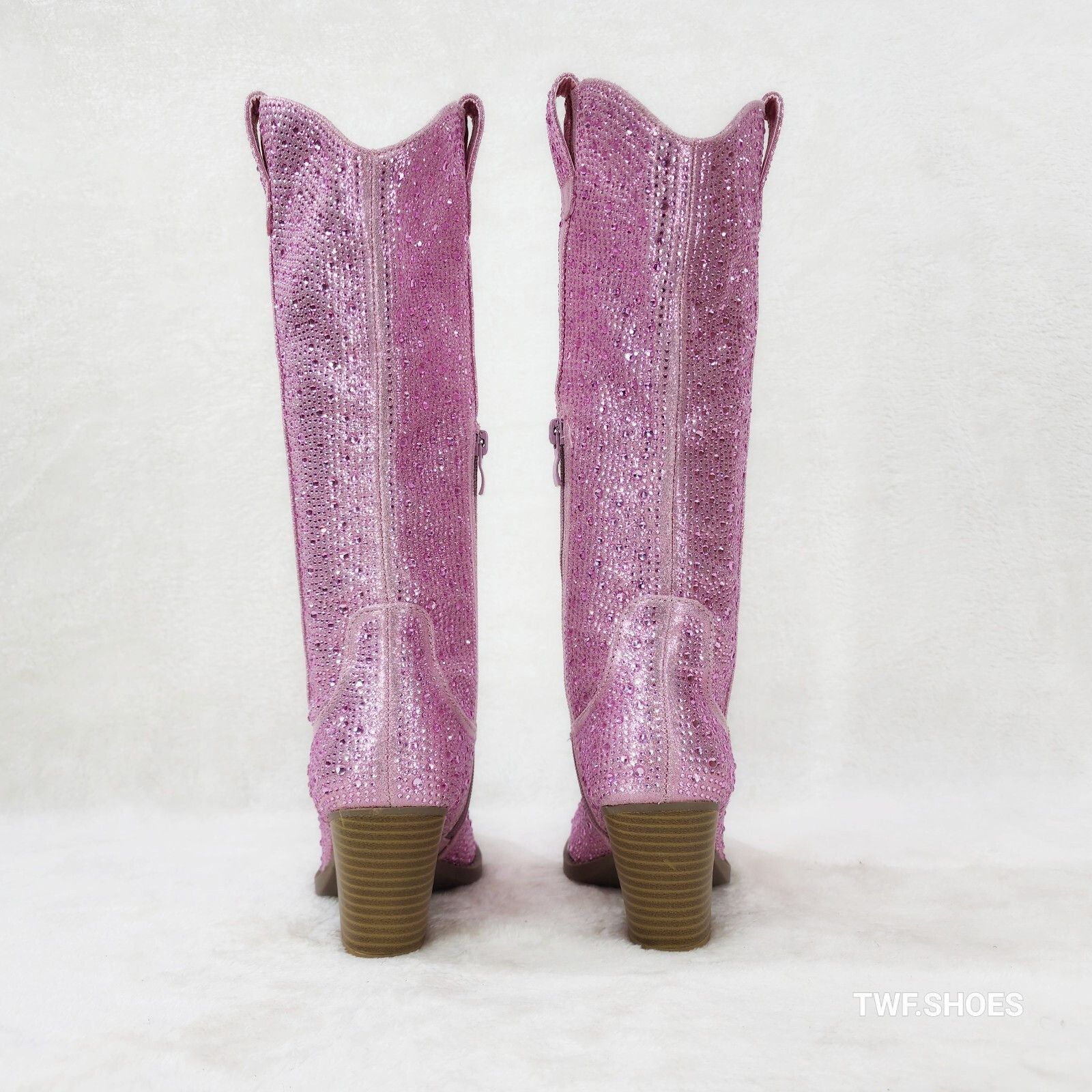 Other Wild One Glamour Baby Pink Rhinestone Glam Glitter Country W Size US 10 / IT 40 - 4 Thumbnail