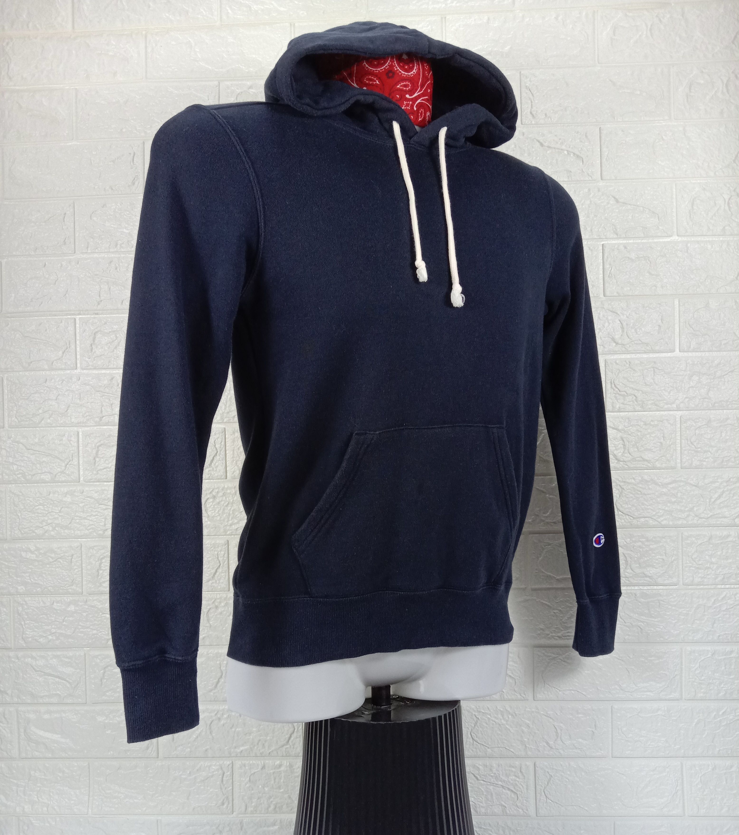 Champion Vintage Champion Dark Blue Palin Hoodie Sweatshirt Size US S / EU 44-46 / 1 - 2 Thumbnail