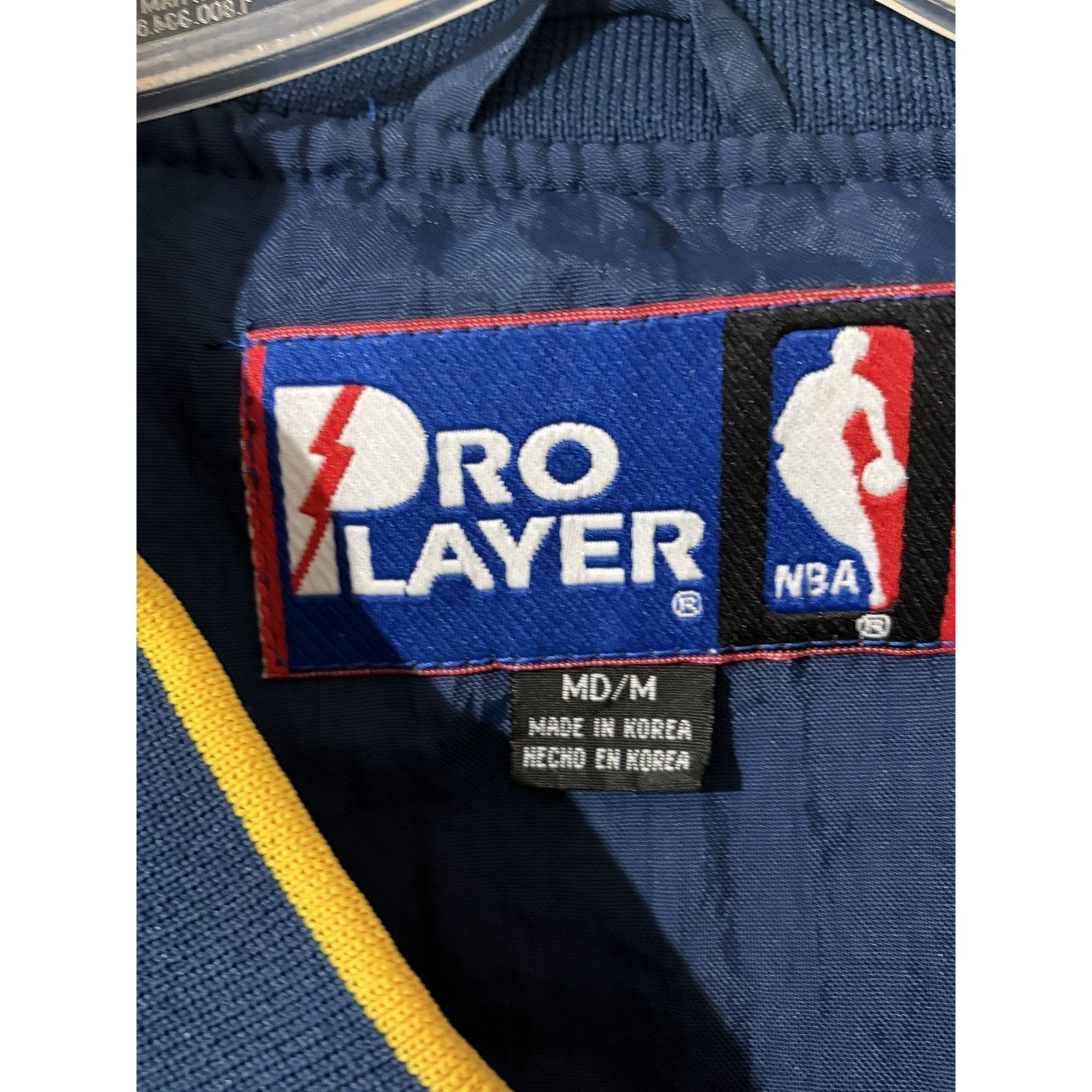 Pro Player Vtg Indiana Pacers Pro Player Pullover Jacket Sz M 90s NBA Size US M / EU 48-50 / 2 - 2 Thumbnail