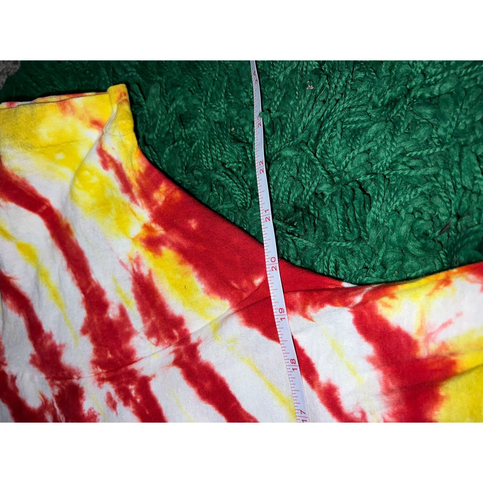 Fruit Of The Loom Vintage Tie Dye Shirt Fruit of The Loom Red VTG 80s 1980s L Size US L / EU 52-54 / 3 - 8 Thumbnail