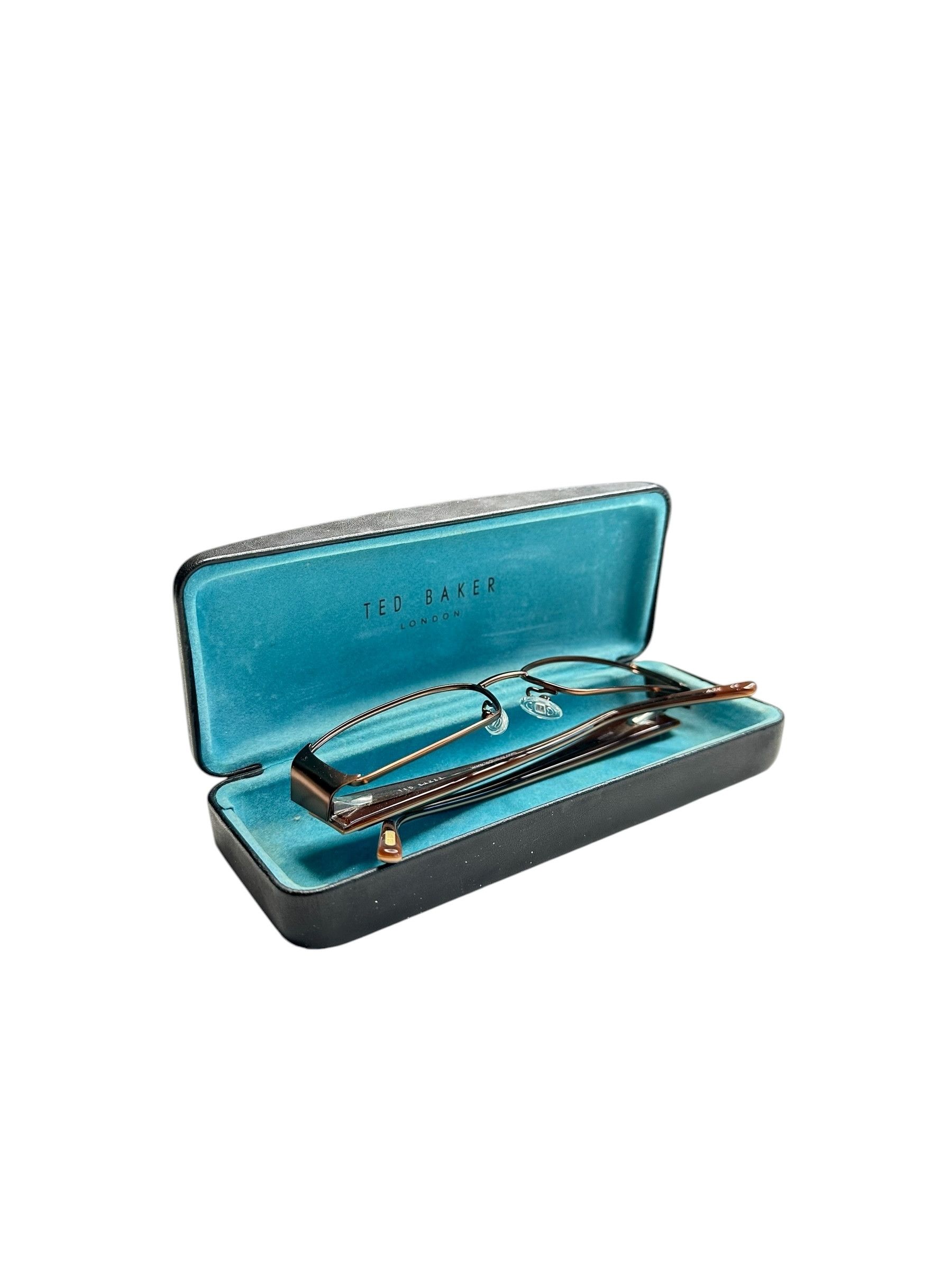 Ted Baker Ted Baker Slim Squared Frame Glasses Size ONE SIZE - 8 Thumbnail