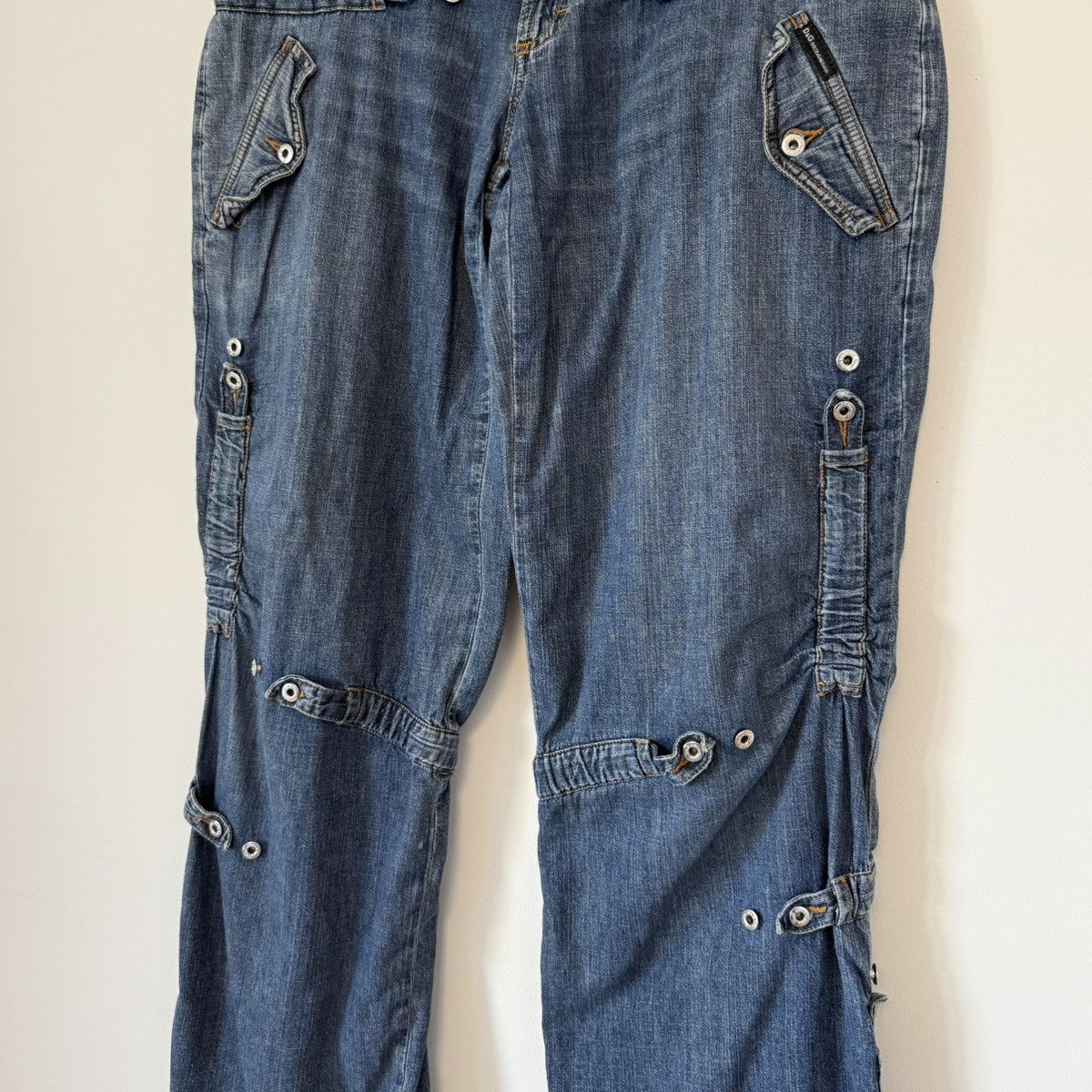 Dolce & Gabbana Vtg Dolce & Gabbana SS2004 Bondage Rave Baggy Jeans Archival Size US 36 / EU 52 - 6 Thumbnail